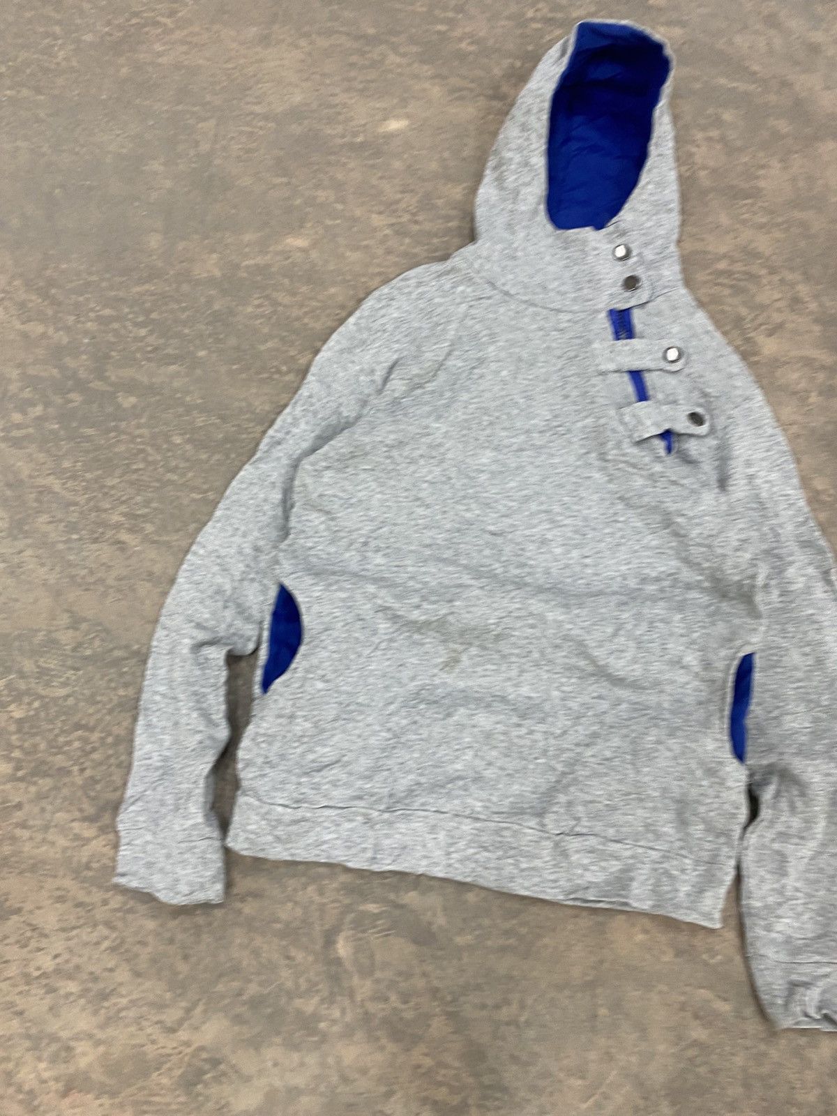 Le Grande Bleu (L.G.B.) 2000s -VSKA Asymmetrical Zipper Hoodie punk grunge lgb Size US S / EU 44-46 / 1 - 4 Thumbnail