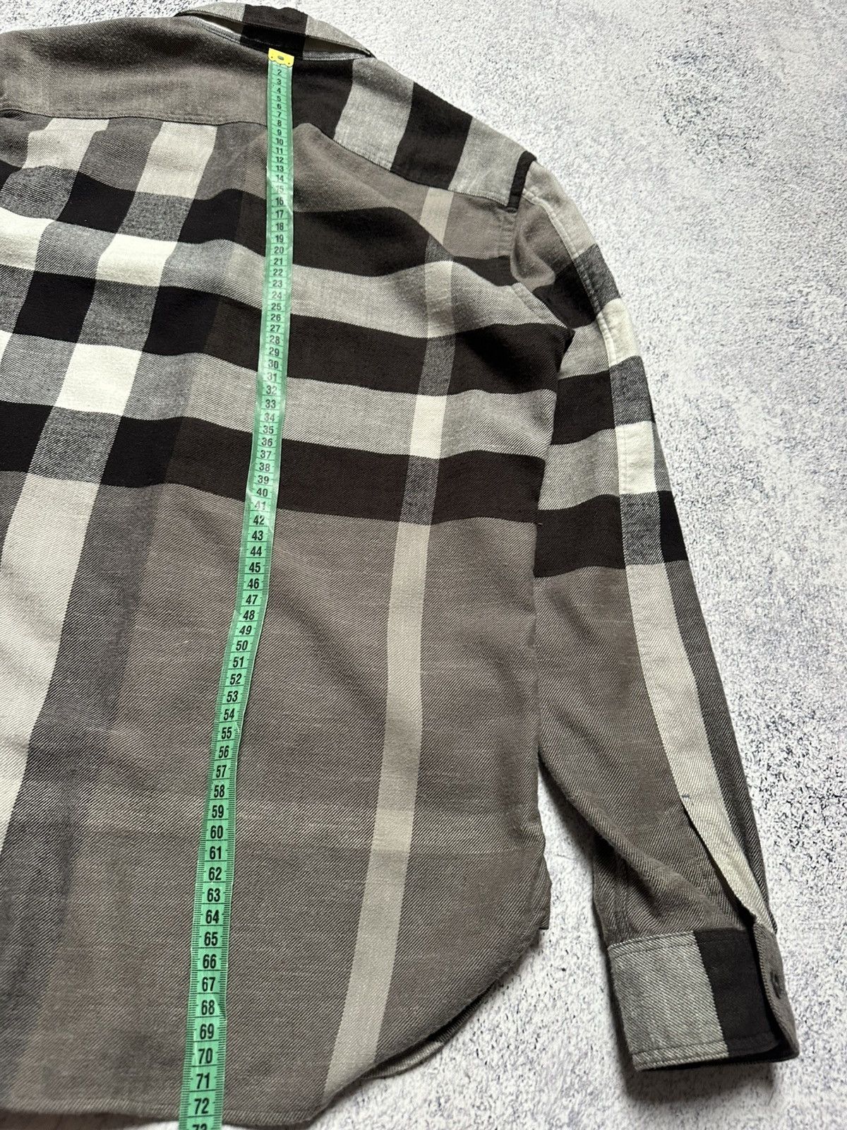 Burberry Burberry Brit Gray Shirt Nova Check Long Sleeve Tartan Shirt Size US S / EU 44-46 / 1 - 18 Thumbnail