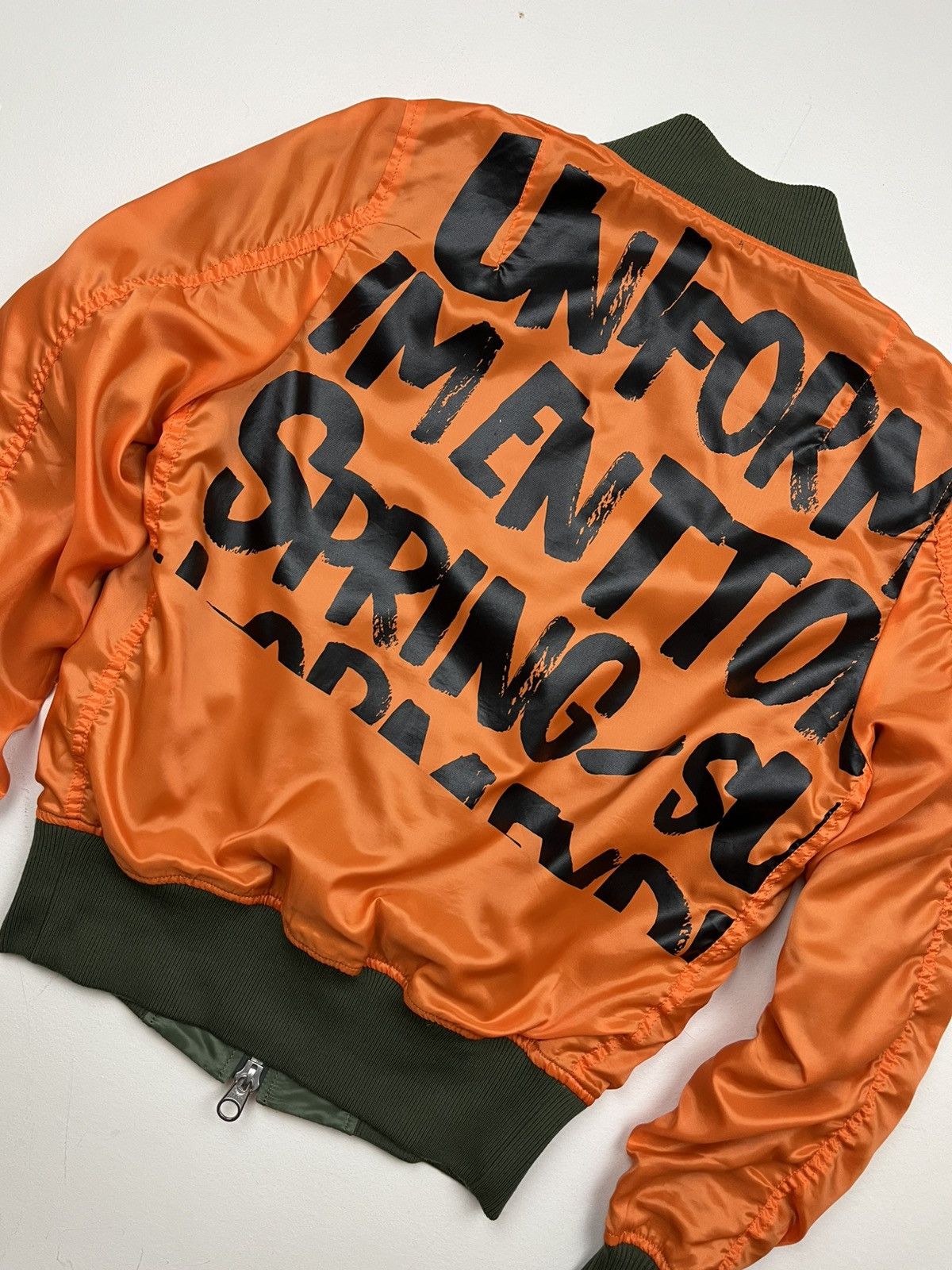 uniform experiment Uniform Experiment 19SS Graffiti Reversible MA-1 Jacket Size US XS / EU 42 / 0 - 21 Thumbnail