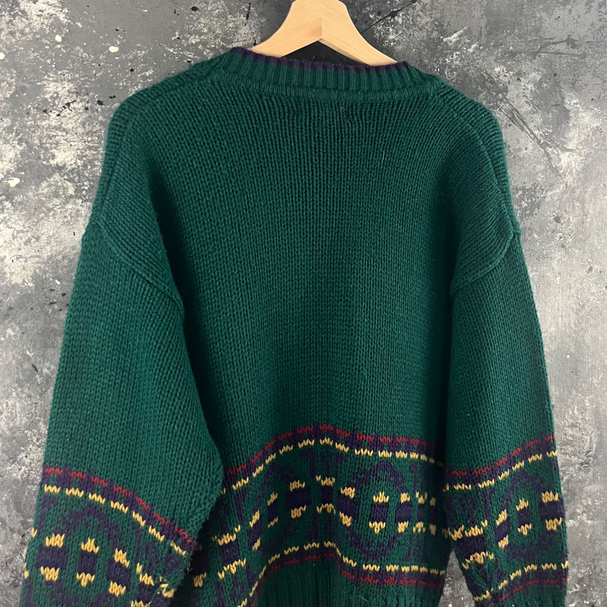 Vintage Vintage 90’s Geometric cardigan Size US M / EU 48-50 / 2 - 3 Thumbnail