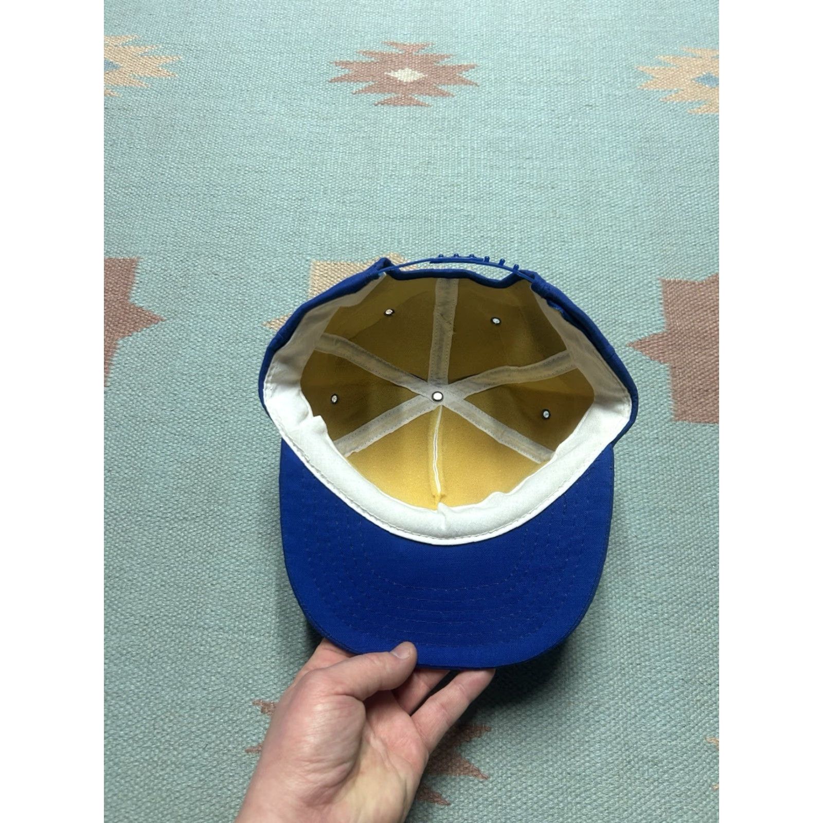Vintage VINTAGE SnapBack Hat Cap Libra & Associates Lebanon Oregon blue white adjustable Mens Adjustable Cap Size ONE SIZE - 5 Thumbnail