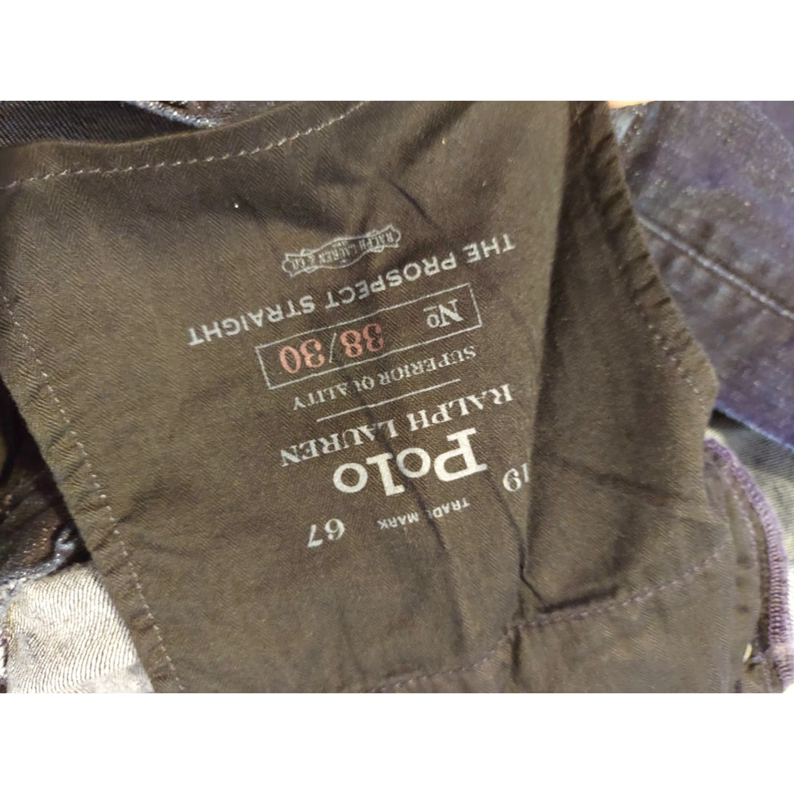 Polo Ralph Lauren VINTAGE? (No) Polo Ralph Lauren Prospect Jeans 38x30 Denim Straight Jeans Men 38 Blue Regular Size Pants Size US M / EU 48-50 / 2 - 7 Thumbnail