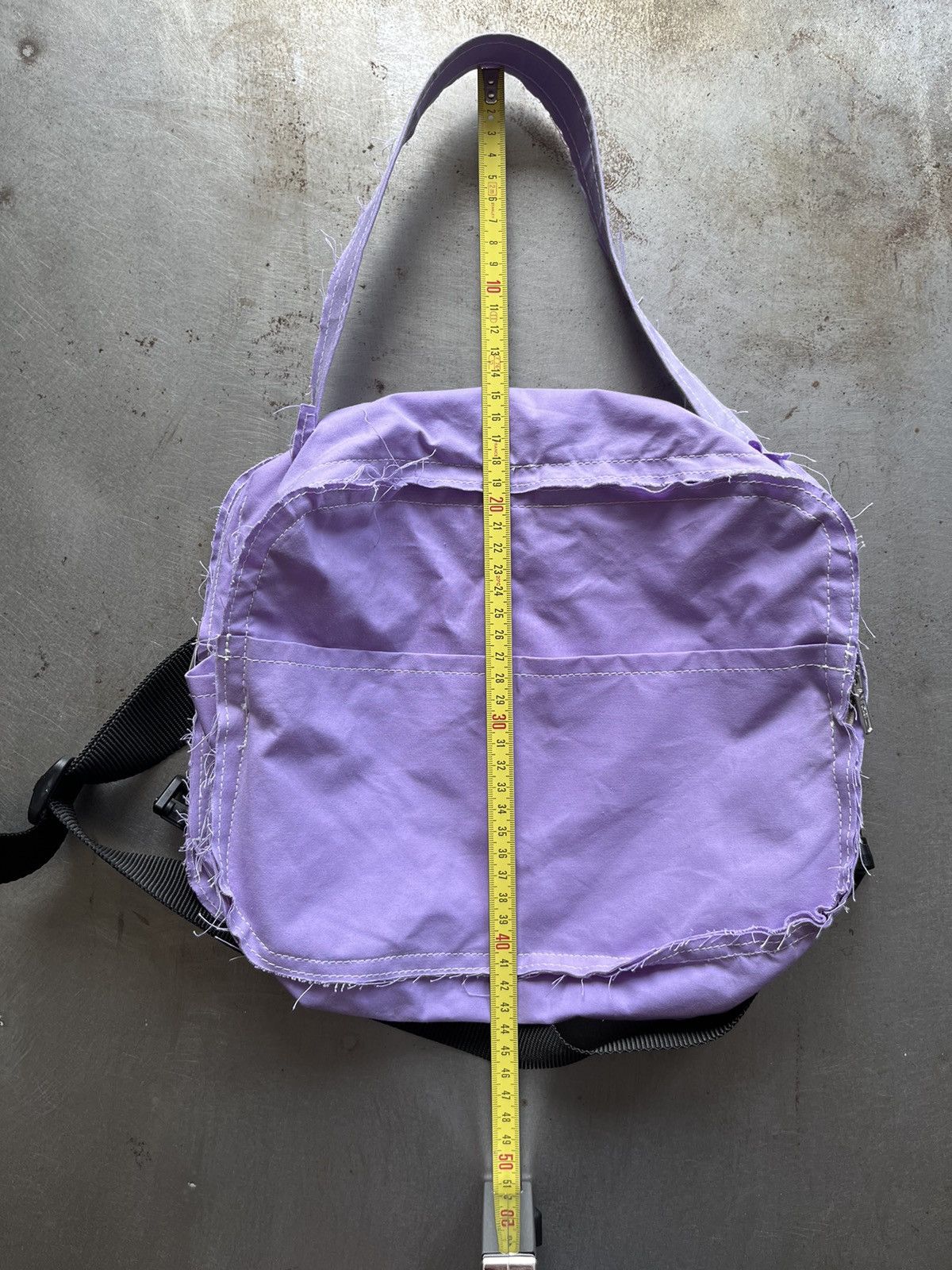 Camiel Fortgens Camiel Fortgens Waxed cotton lilac handbag Size ONE SIZE - 11 Thumbnail