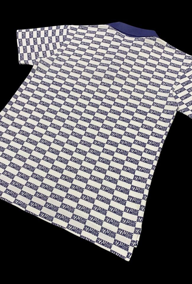 Hysteric Glamour × Japanese Brand Rare🔥Vintage Hysteric Glamour Full Writing Print Polo Shirt Size US M / EU 48-50 / 2 - 23 Thumbnail