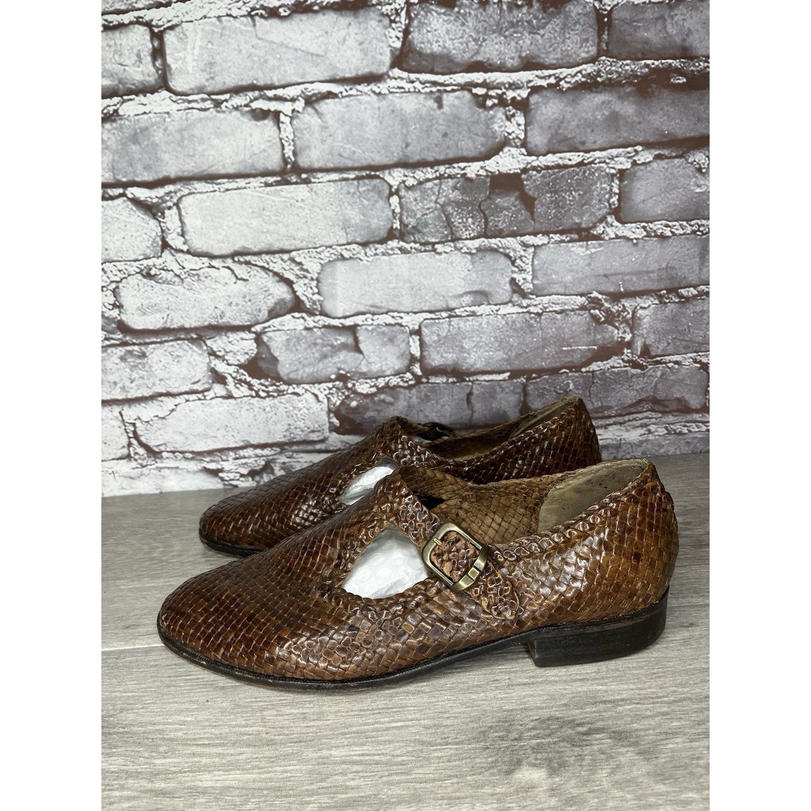 Bally VTG Bally Seville Leather Woven Monk Strap Loafers Shoes Bro Size US 8.5 / EU 41-42 - 1 Thumbnail