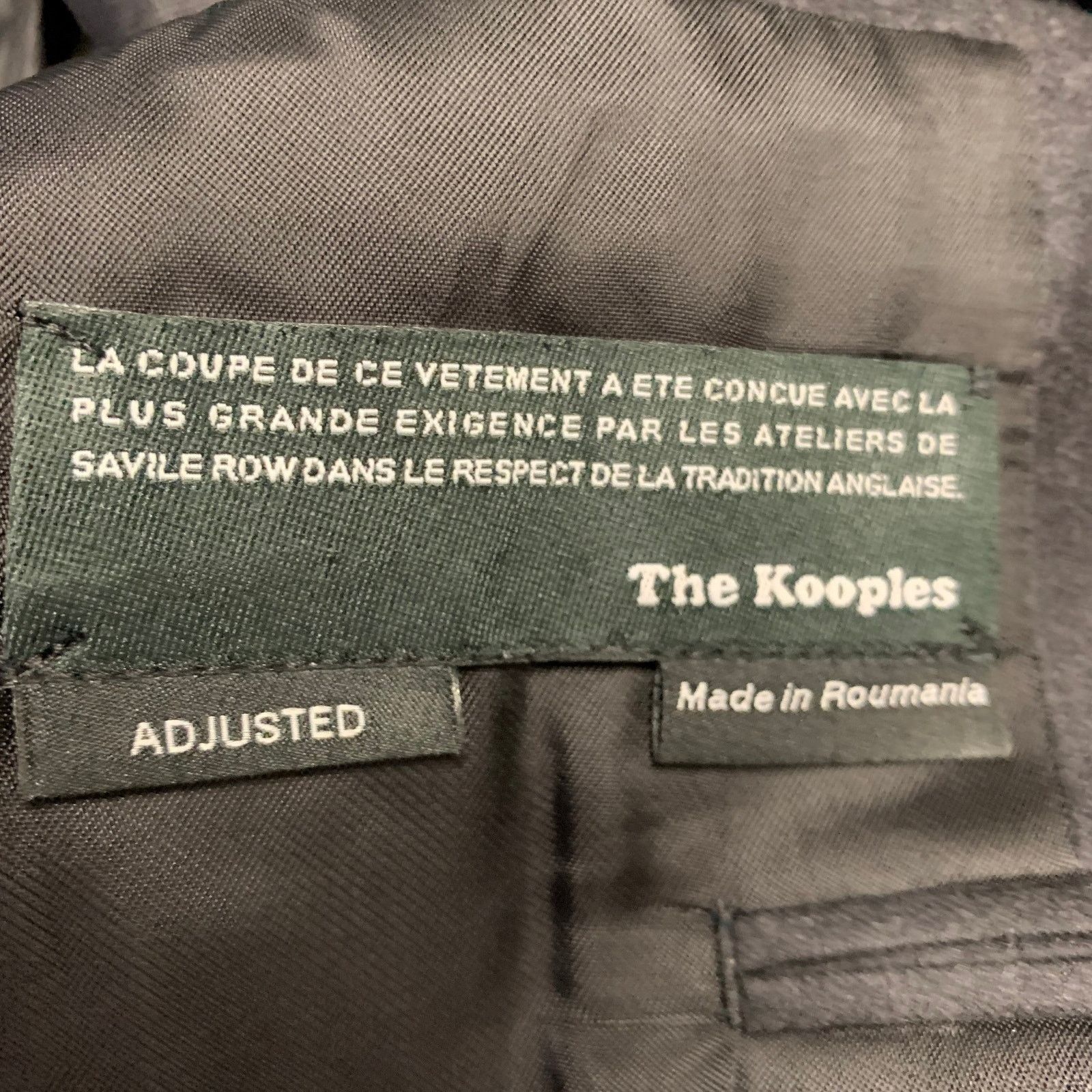 The Kooples Size 36 Grey Charcoal Wool Notch Lapel Sport Coat Size 36R - 6 Thumbnail