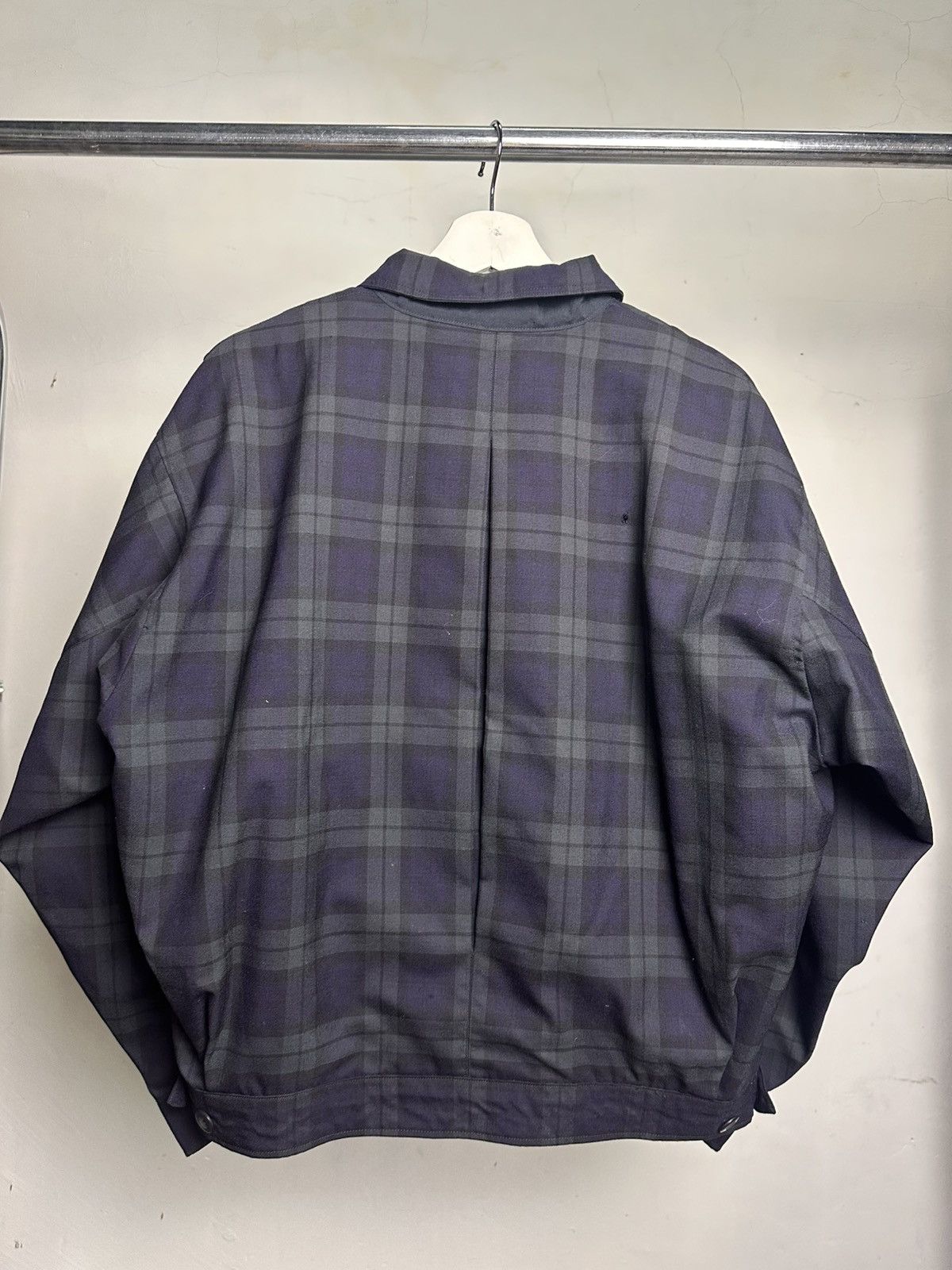 Issey Miyake 80’s Miyake Design Studio Tartan Bomber Jacket Size US L / EU 52-54 / 3 - 12 Thumbnail