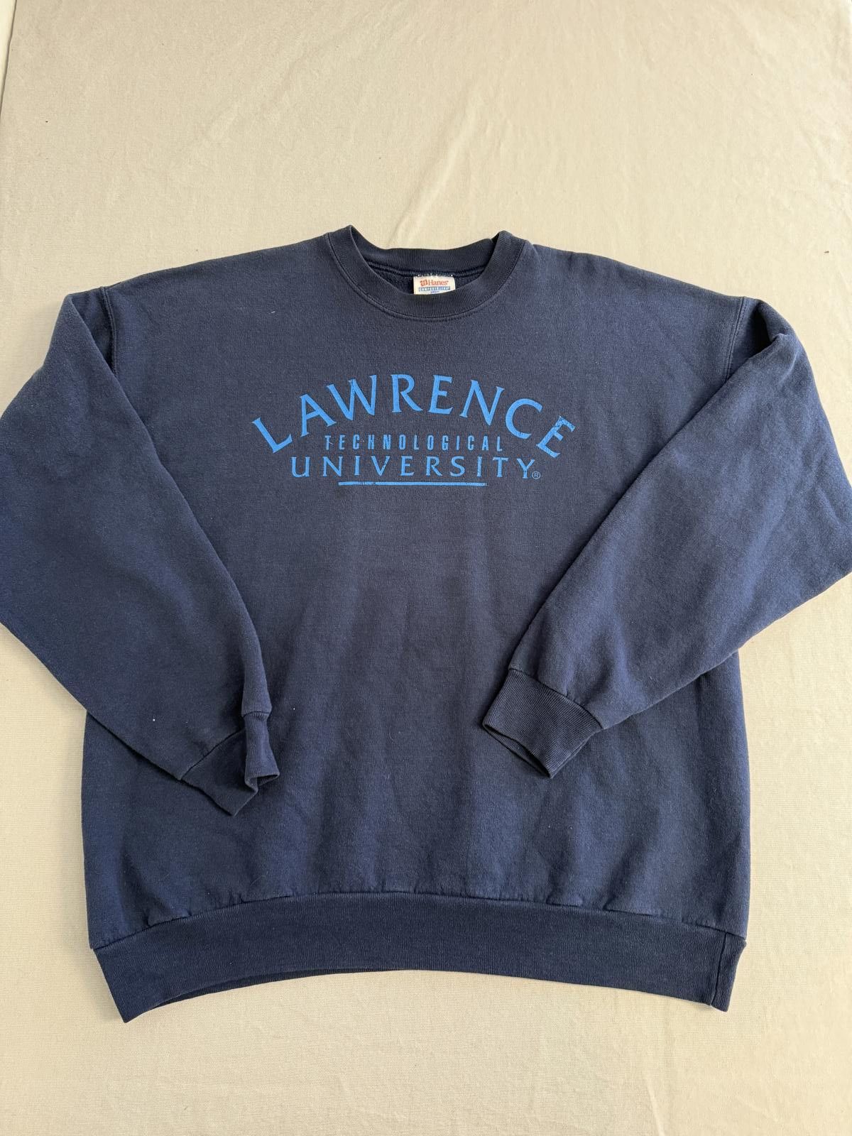 Hanes Vintage Lawrence Technological University Crew LTU Michigan Size US L / EU 52-54 / 3 - 1 Thumbnail