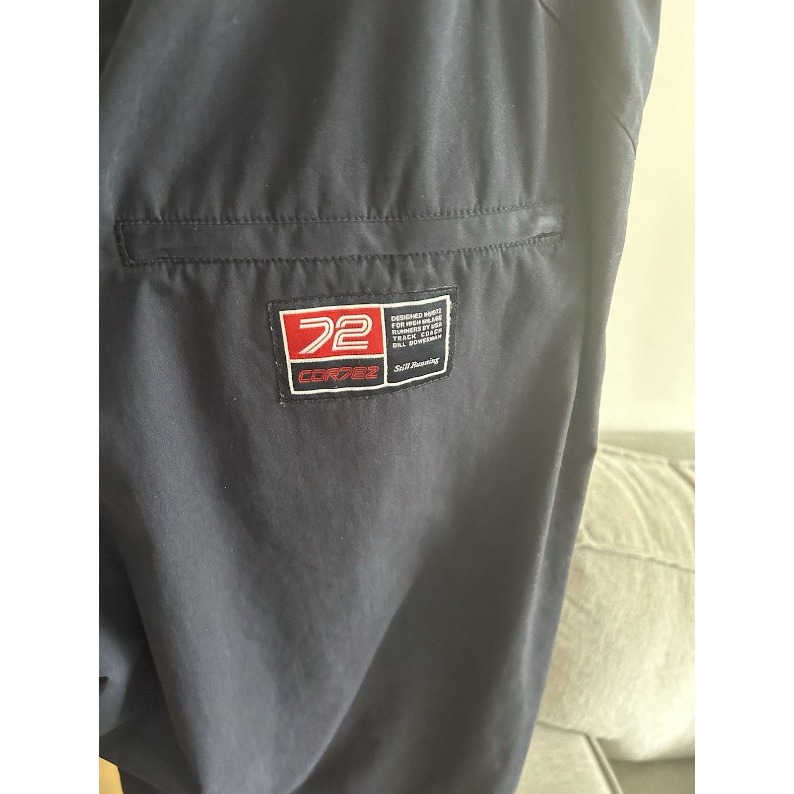 Nike Vtg Nike COR72Z Mens Blue Track Pants XXL Drawstring Joggers Size US 36 / EU 52 - 8 Thumbnail