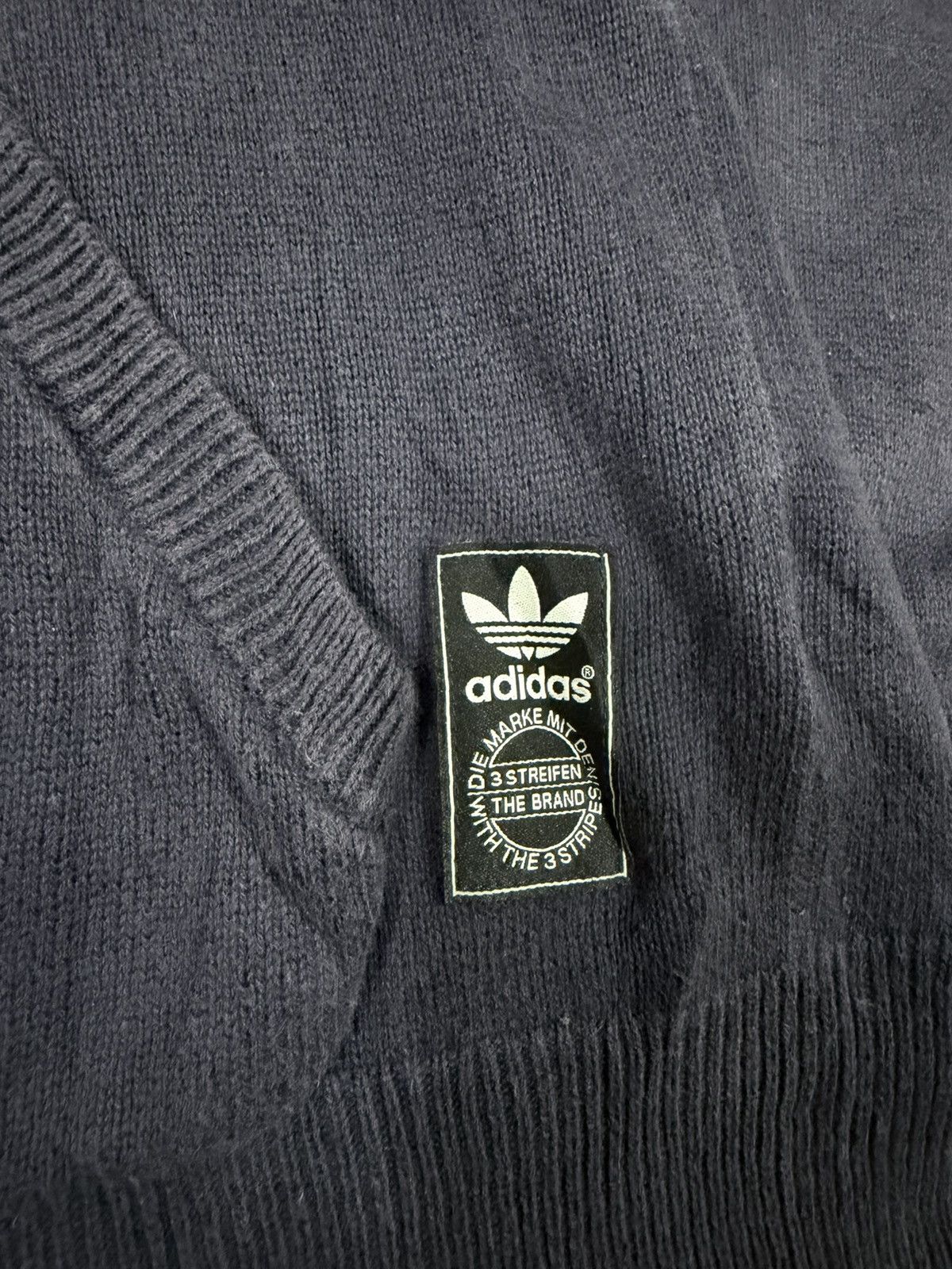 Adidas Adidas Trefoil Big Logo Knitweat Pullover Hoodies Size US S / EU 44-46 / 1 - 13 Thumbnail