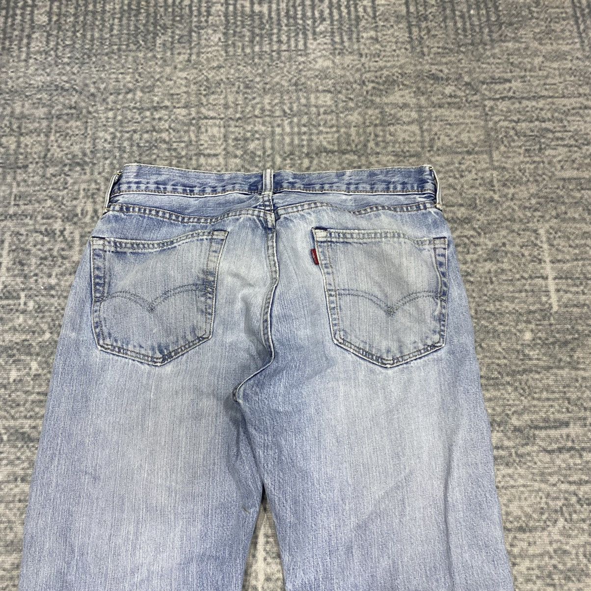 Levi's × Vintage Sickk☠️ Levis Ripped Jeans Straight Cut 90s Size US 34 / EU 50 - 13 Thumbnail