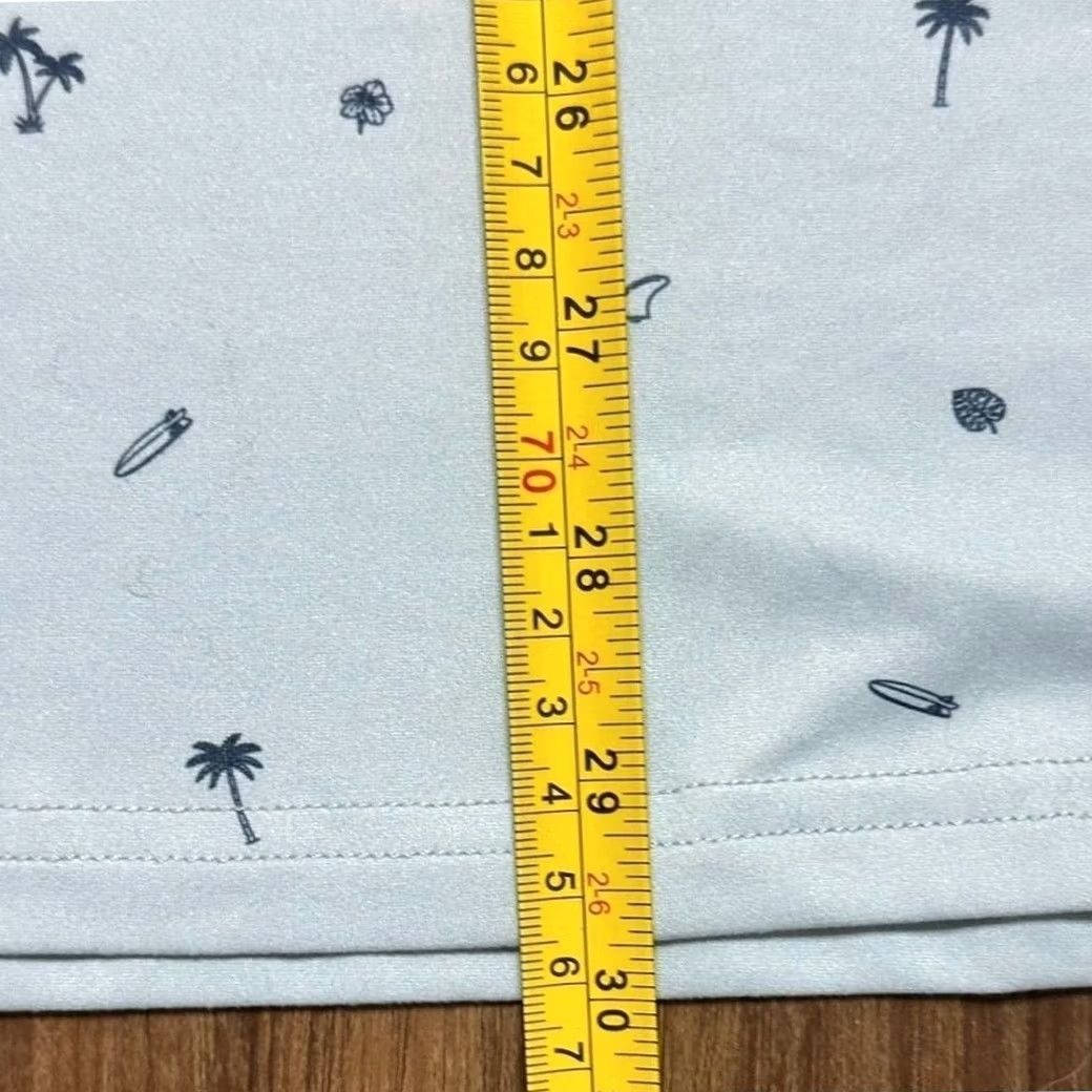 Vintage Palm Golf Co Palm Tree Polo Golf Performance Light Blue Heather XL Men's Size US XL / EU 56 / 4 - 5 Thumbnail