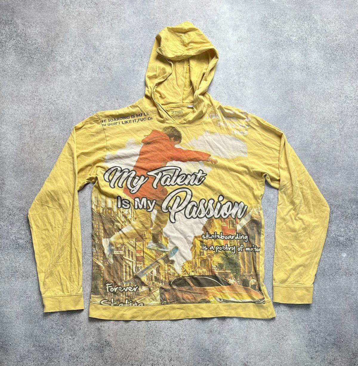 Vintage Z Ulements vintage skateboard hoodie Size US XL / EU 56 / 4 - 1 Thumbnail