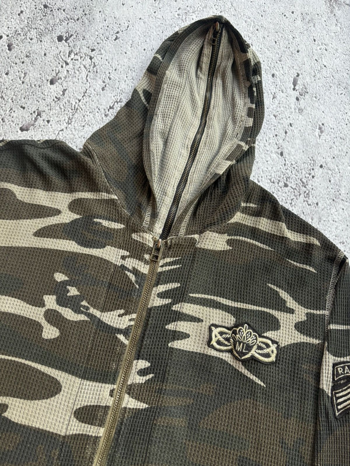 If Six Was Nine Double zipper power to the people black label camo Size US L / EU 52-54 / 3 - 4 Thumbnail