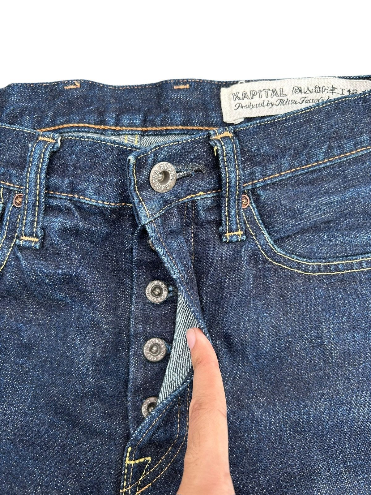 Kapital Buckle Back KAPITAL Selvedge Denim Jeans Size US 30 / EU 46 - 6 Thumbnail