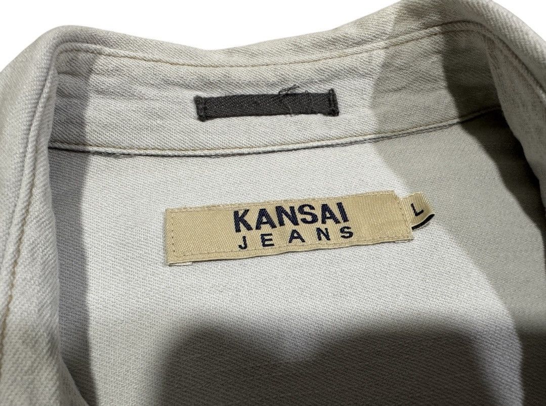 Japanese Brand × Kansai Yamamoto × Yohji Yamamoto 🔥Rare Design Vintage Kansai Yamamoto Shirt Double Pockets Size US L / EU 52-54 / 3 - 5 Thumbnail