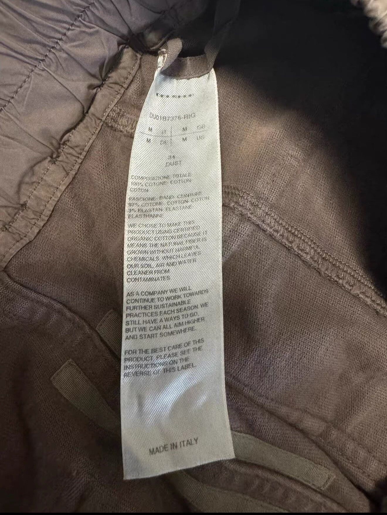 Rick Owens Drkshdw Rick Owens DRKSHDW Mastodon Cargo Pants Dust RIG Fabric Size US 34 / EU 50 - 5 Thumbnail