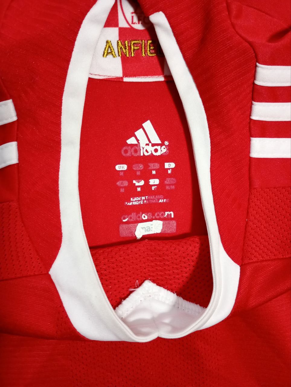 Adidas Liverpool FC Adidas Home Jersey 2008-2009 Size US M / EU 48-50 / 2 - 8 Thumbnail