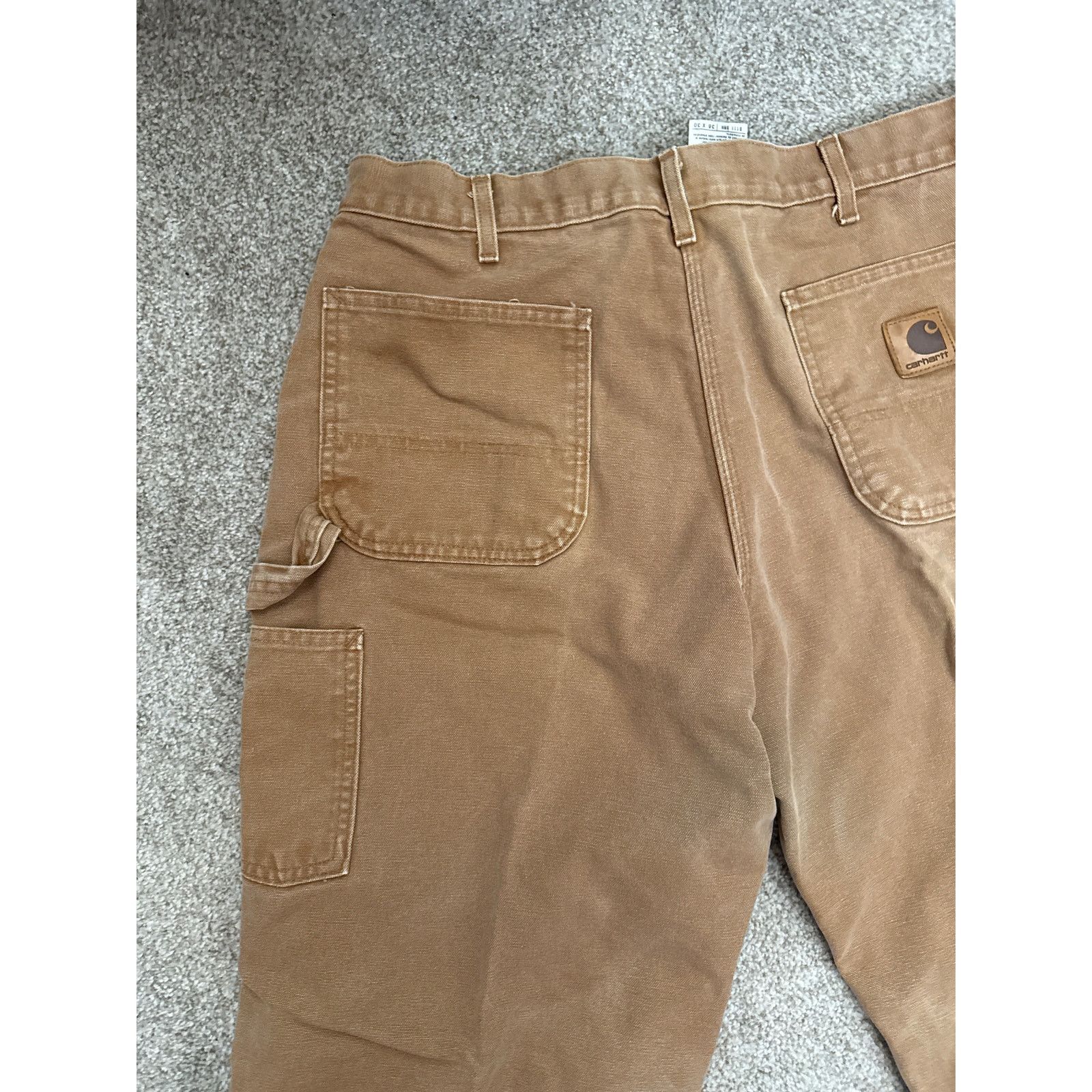Carhartt Carhartt Tan Canvas Workwear Utility Carpenter Pants,36x30 Size US 36 / EU 52 - 7 Thumbnail