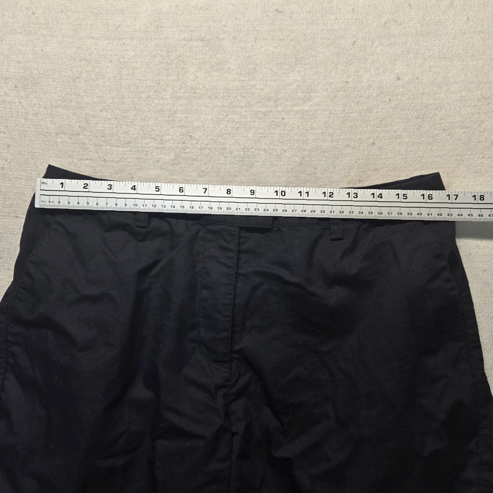 Adidas Adidas Shorts Women's 14 Black Chino Stretch Workout Running Solid Size 36" / US 14 / IT 50 - 3 Thumbnail