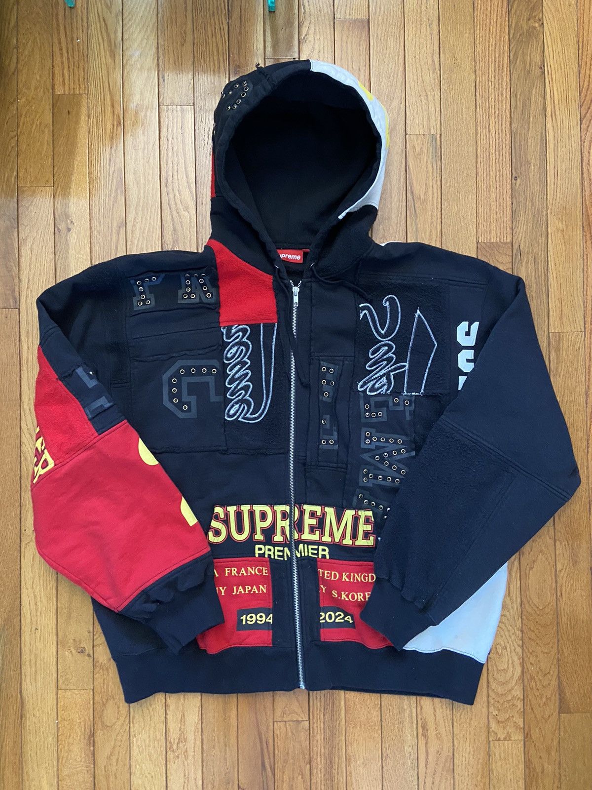 Supreme Supreme | Pilled Zip Up Hooded Sweatshirt (Cheetah