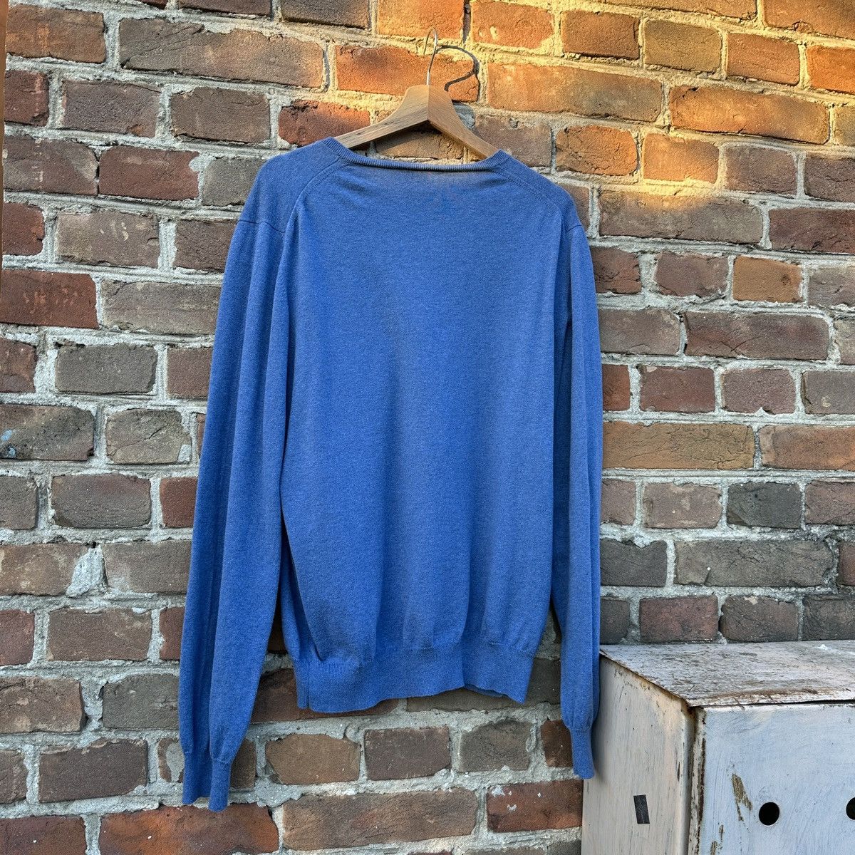 Burberry Burberry Brit V-Neck Sweater Jumper Blue London Premium Size US XXL / EU 58 / 5 - 9 Thumbnail
