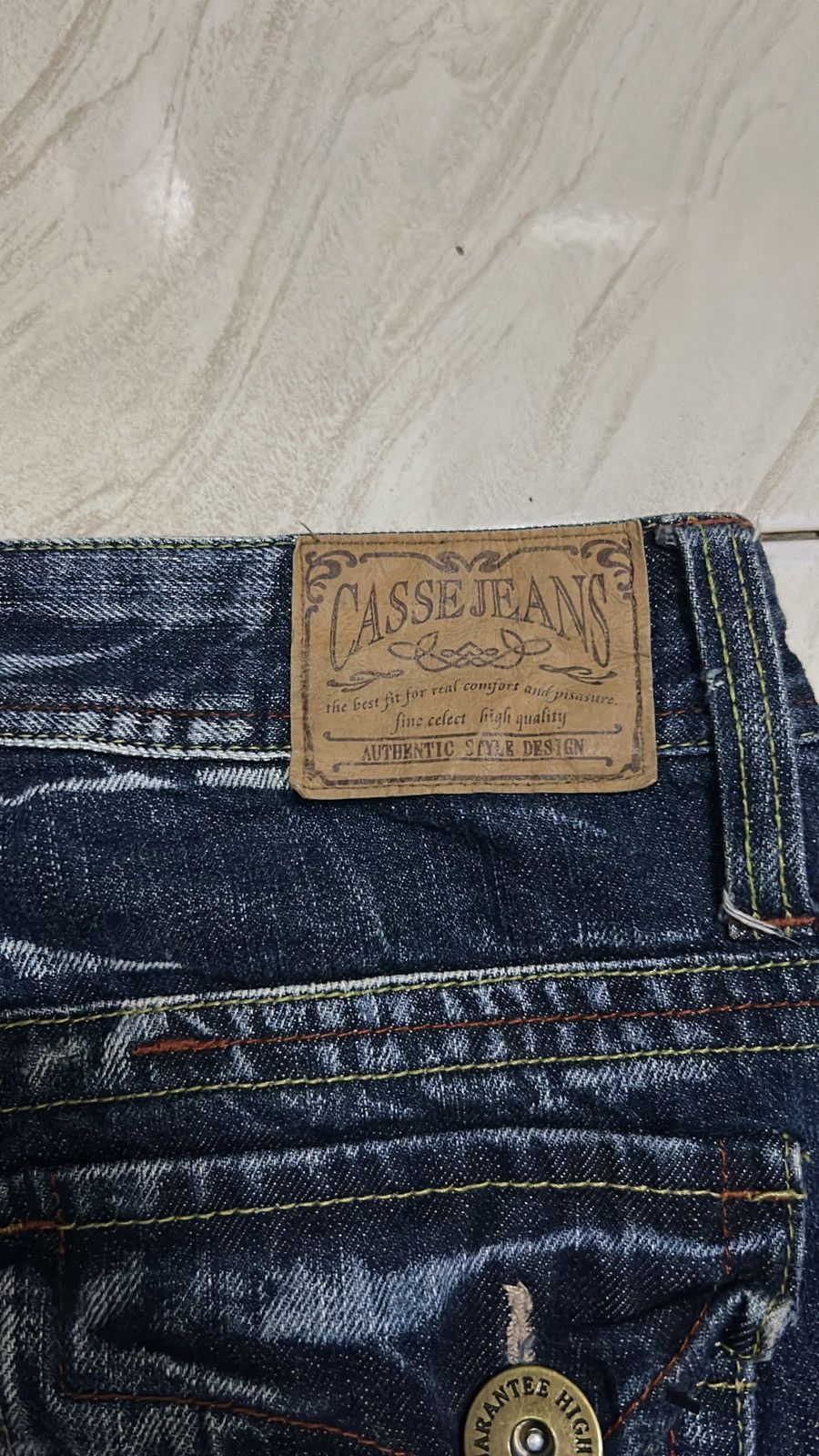 If Six Was Nine × Japanese Brand × Le Grande Bleu (L.G.B.) Casse Jeans Rare Vintage Design Size 28" / US 6 / IT 42 - 10 Thumbnail