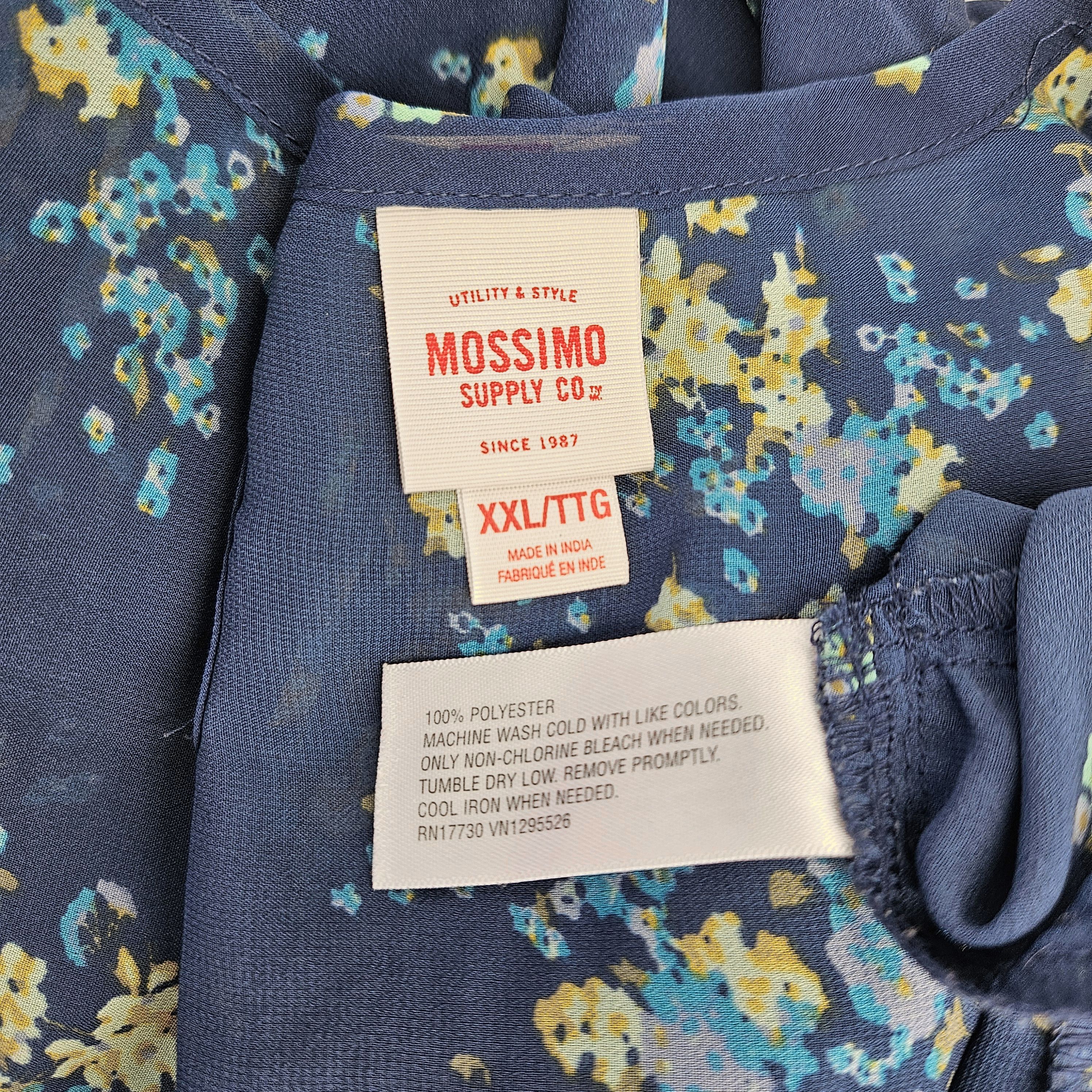 Mossimo Mossimo Size XXL Top Sheer Chiffon Ruffled Ditzy Floral Size XXL / US 16-18 / IT 52-54 - 6 Thumbnail