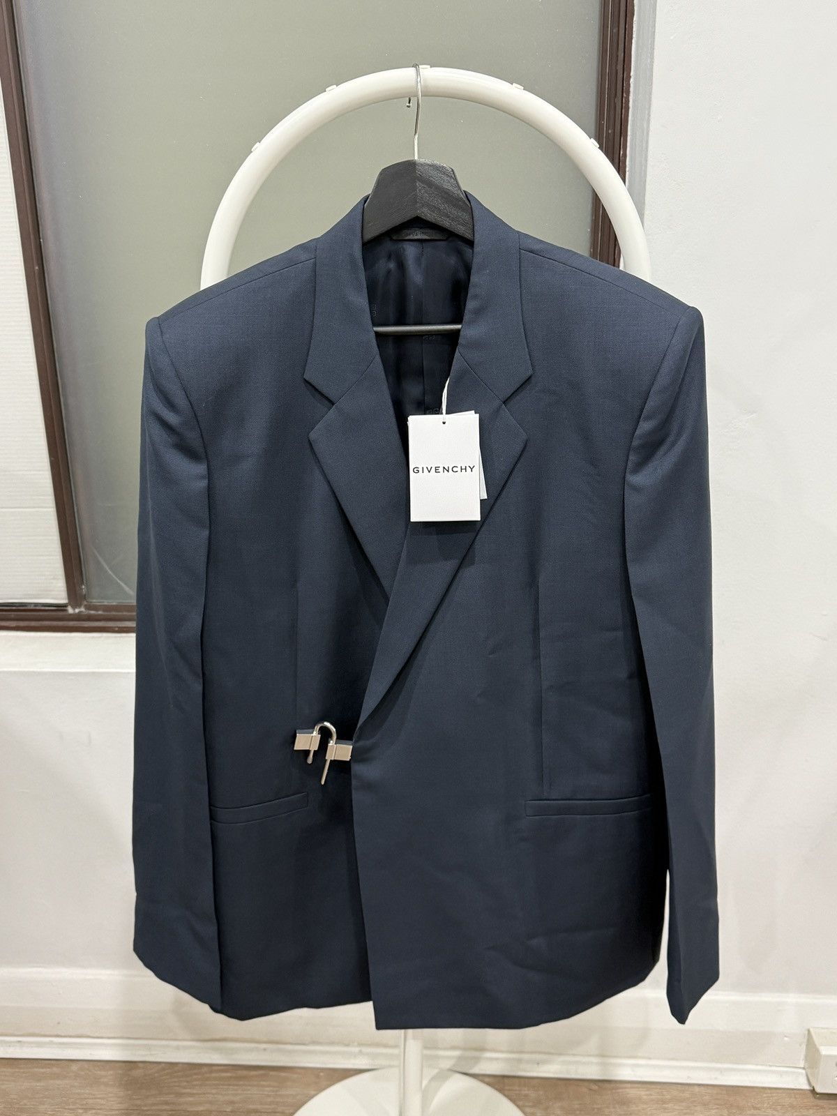 Givenchy Givenchy Padlock Blazer Men’s - Navy Size 36R - 1 Thumbnail