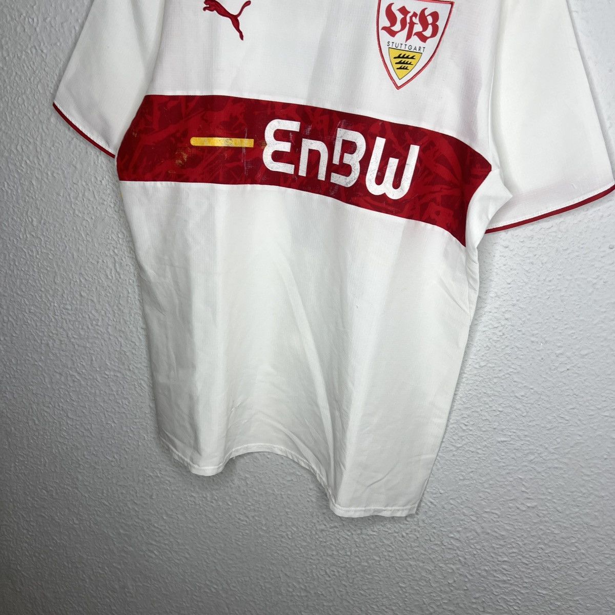 Puma × Vintage VfB Stuttgart Puma Home Soccer Football jersey Tshirt Tee Size US L / EU 52-54 / 3 - 2 Thumbnail