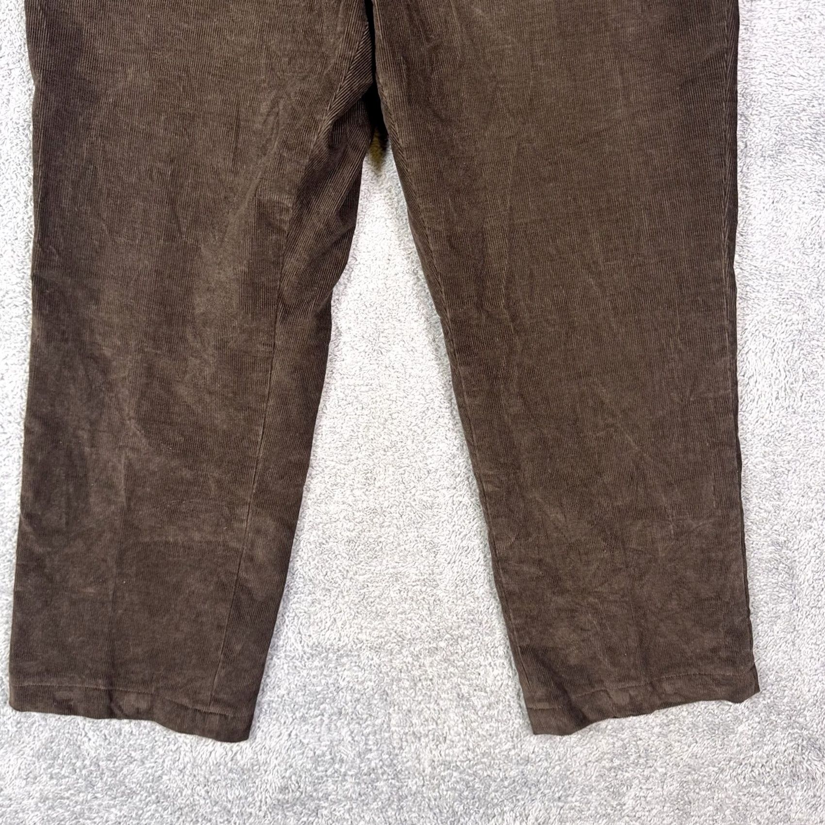 Brooks Brothers Brooks Brothers Milano Pants Mens 36x26 Brown Corduroy Preppy Hemmed Trouser Size US 36 / EU 52 - 3 Thumbnail