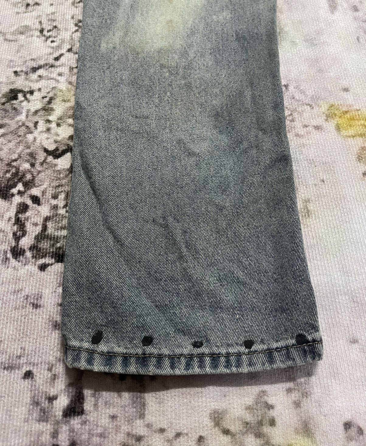 Cheap Monday × Japanese Brand Cheap Monday Japan Painted Skinnny Jeans Size US 37 - 9 Thumbnail