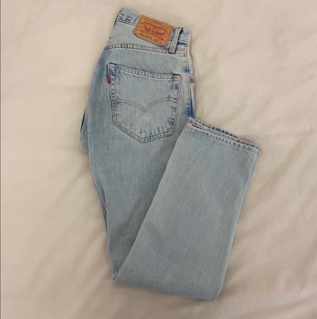 Levi's Vintage Clothing Levi’s The BIG E straight leg VTG 505- 0217 jeans Size 25" / US 0 / IT 36 - 3 Thumbnail