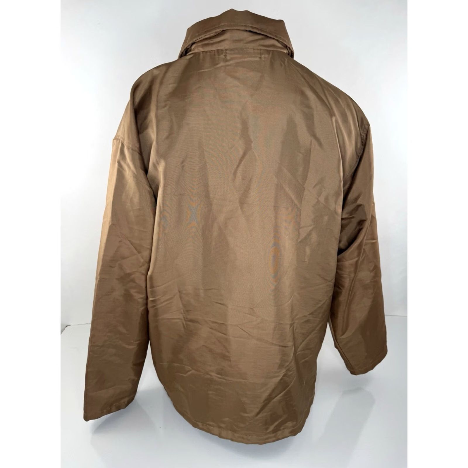 MNML MNML Mens M Lightweight Snap Jacket Brown Jacket Mens M Lightweight Snap Work Jacket Size US M / EU 48-50 / 2 - 3 Thumbnail