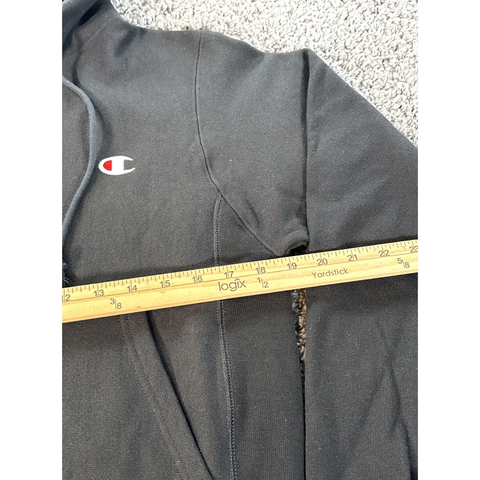 Champion VINTAGE Champion Reverse Weave Hoodie Mens XS Black Full Zip Grunge NWT Y2K Size US XS / EU 42 / 0 - 3 Thumbnail