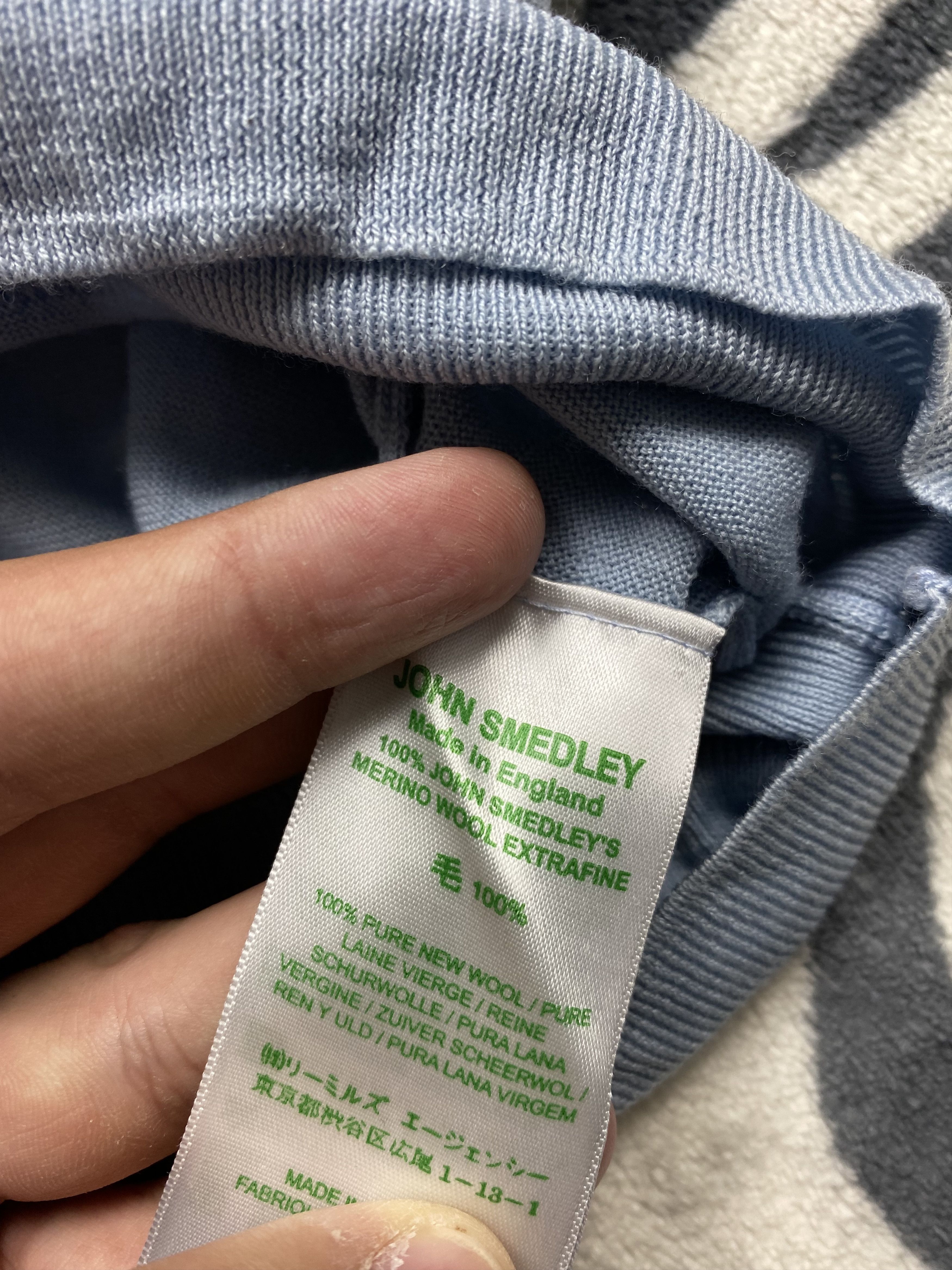John Smedley × Vintage John Smedley Vintage Merino Wool Sweater Jumper Size US S / EU 44-46 / 1 - 5 Thumbnail