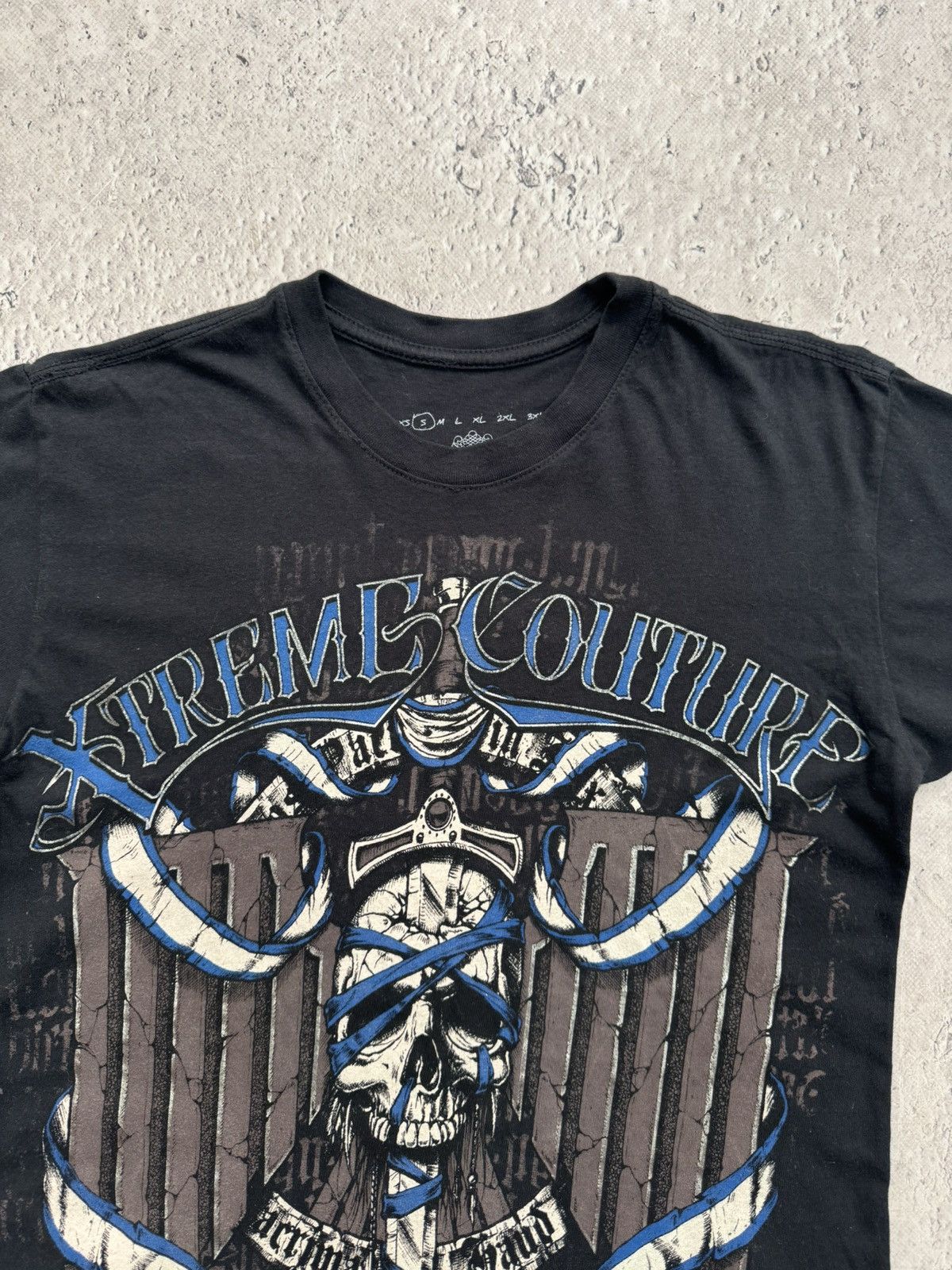 Affliction × Vintage Vintage Y2K Affliction Extreme Couture AOP T-Shirt - Large Size US S / EU 44-46 / 1 - 4 Thumbnail