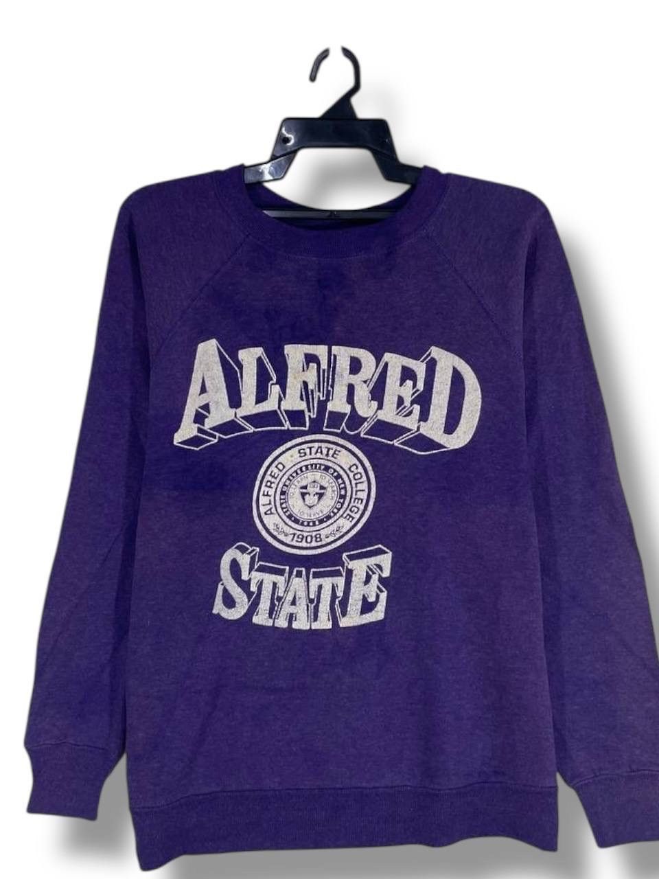Other Vintage 80s alfred state college sweatshirt jumper size L Size US L / EU 52-54 / 3 - 1 Thumbnail
