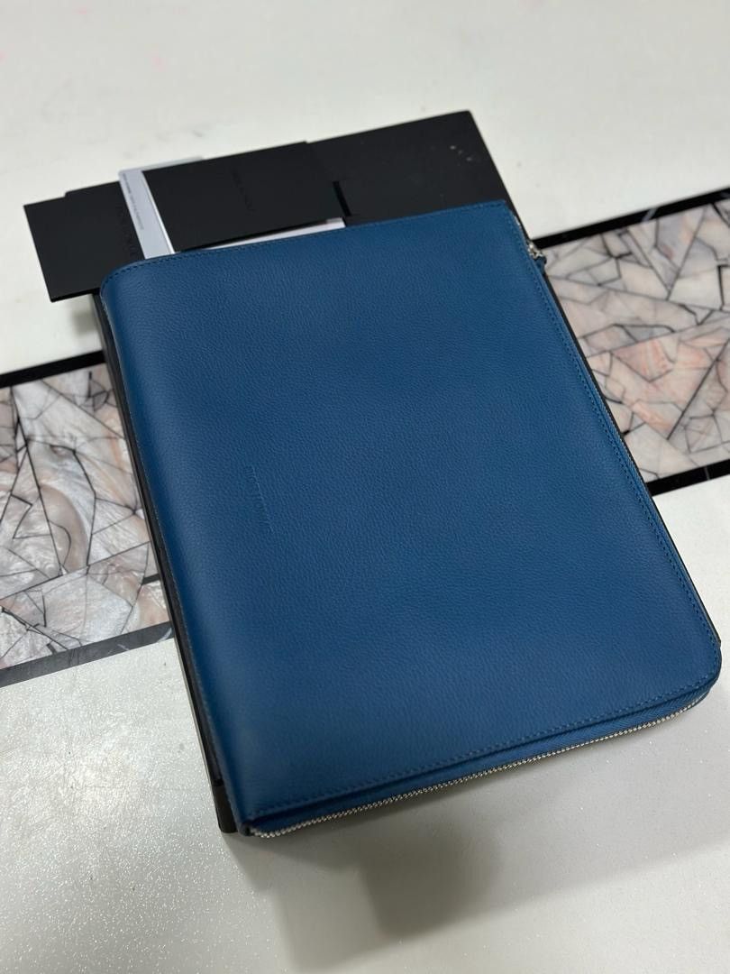 Dior Authentic Dior Homme Clutch Document Blue Size ONE SIZE - 8 Thumbnail