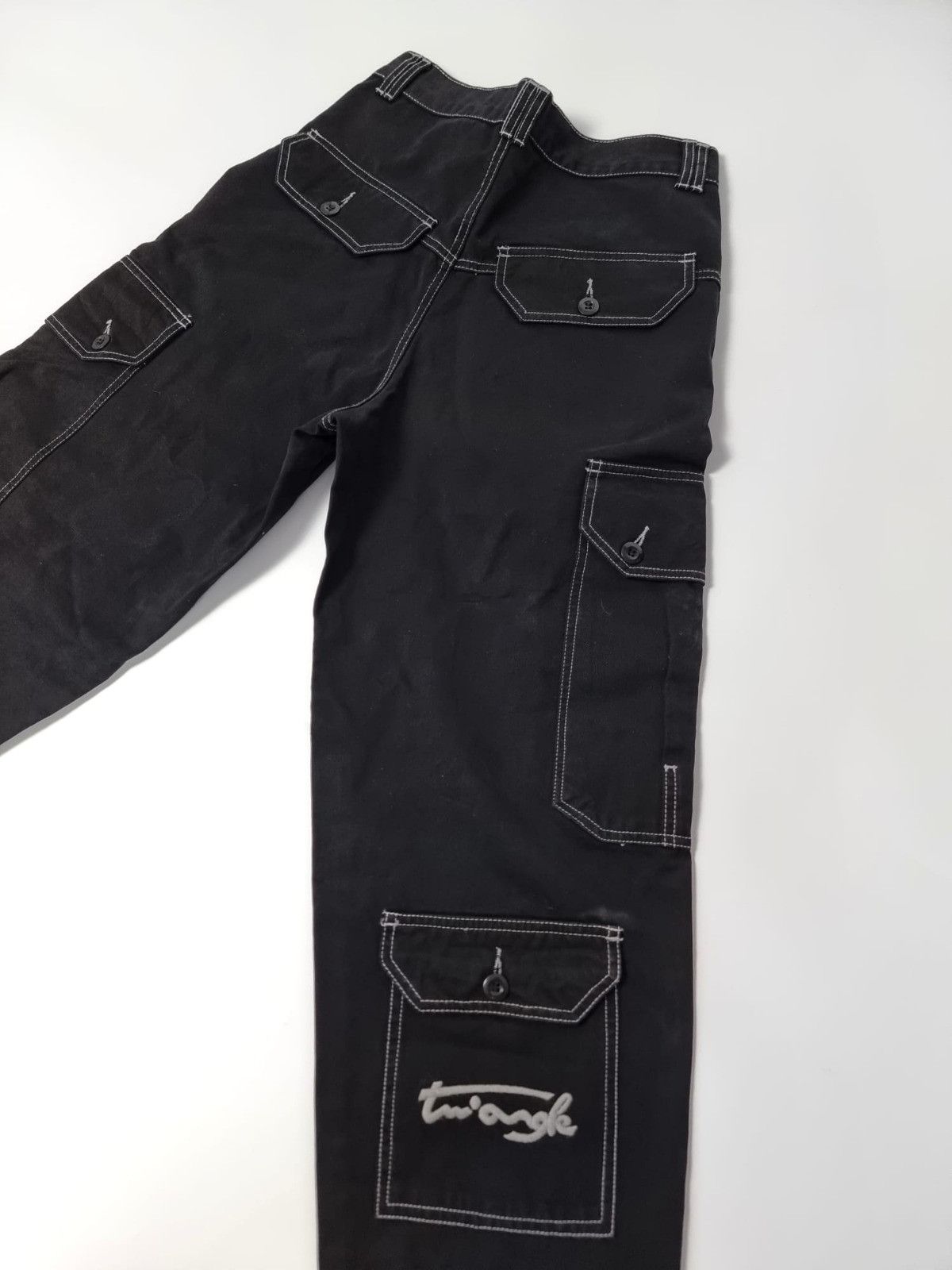 Vintage vintage triangle skate baggy jeans black XS mens womens Size US 29 - 7 Thumbnail