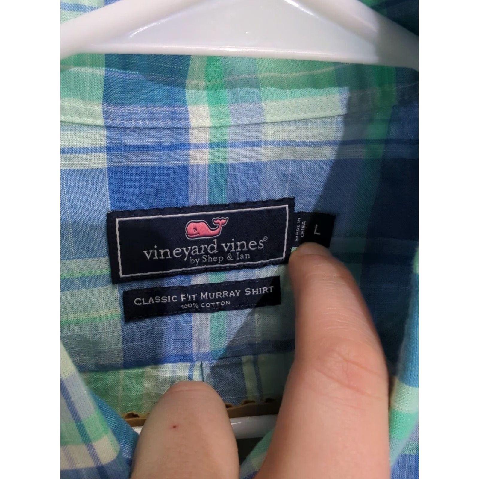 Vineyard Vines Vineyard Vines Mens Shirt Murray Button Down Long Sleeve Plaid Classic Fit Multicolor Blue CSVC? Size US L / EU 52-54 / 3 - 2 Thumbnail