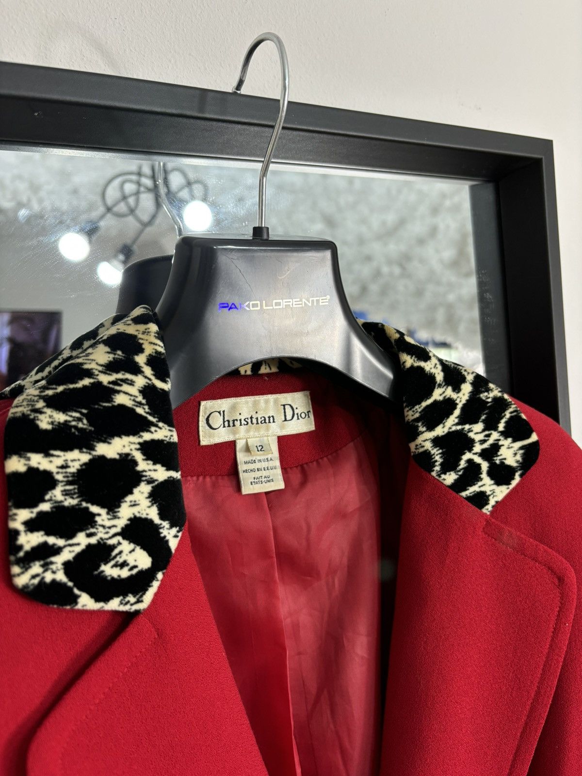 Dior 1990s Vintage Luxury Designer Christian Dior Blazer Jacket Size M / US 6-8 / IT 42-44 - 10 Thumbnail