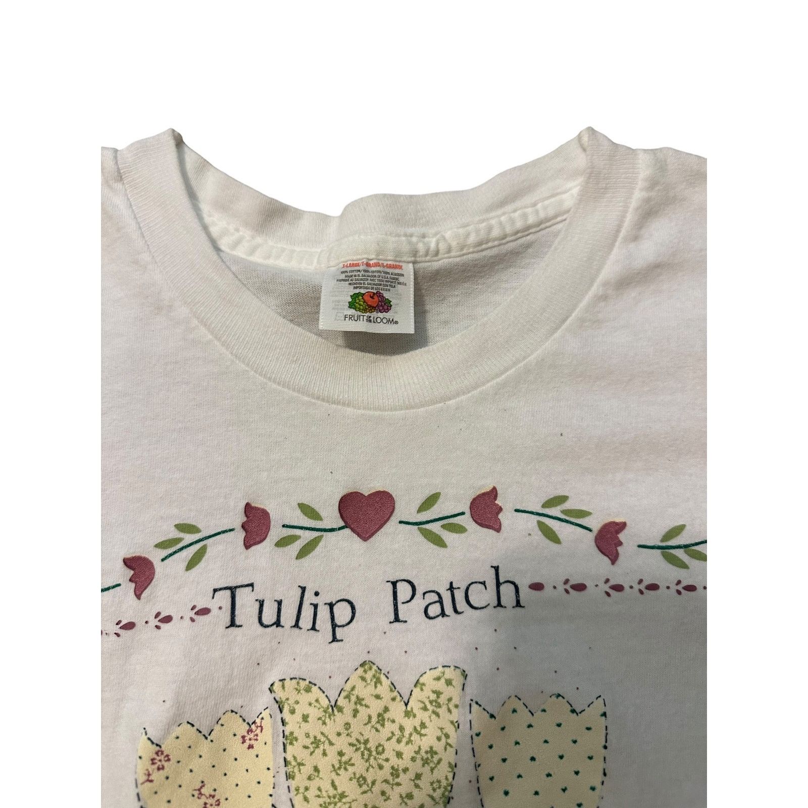 Hanes 90s Tulip patch Size XL / US 12-14 / IT 48-50 - 3 Thumbnail