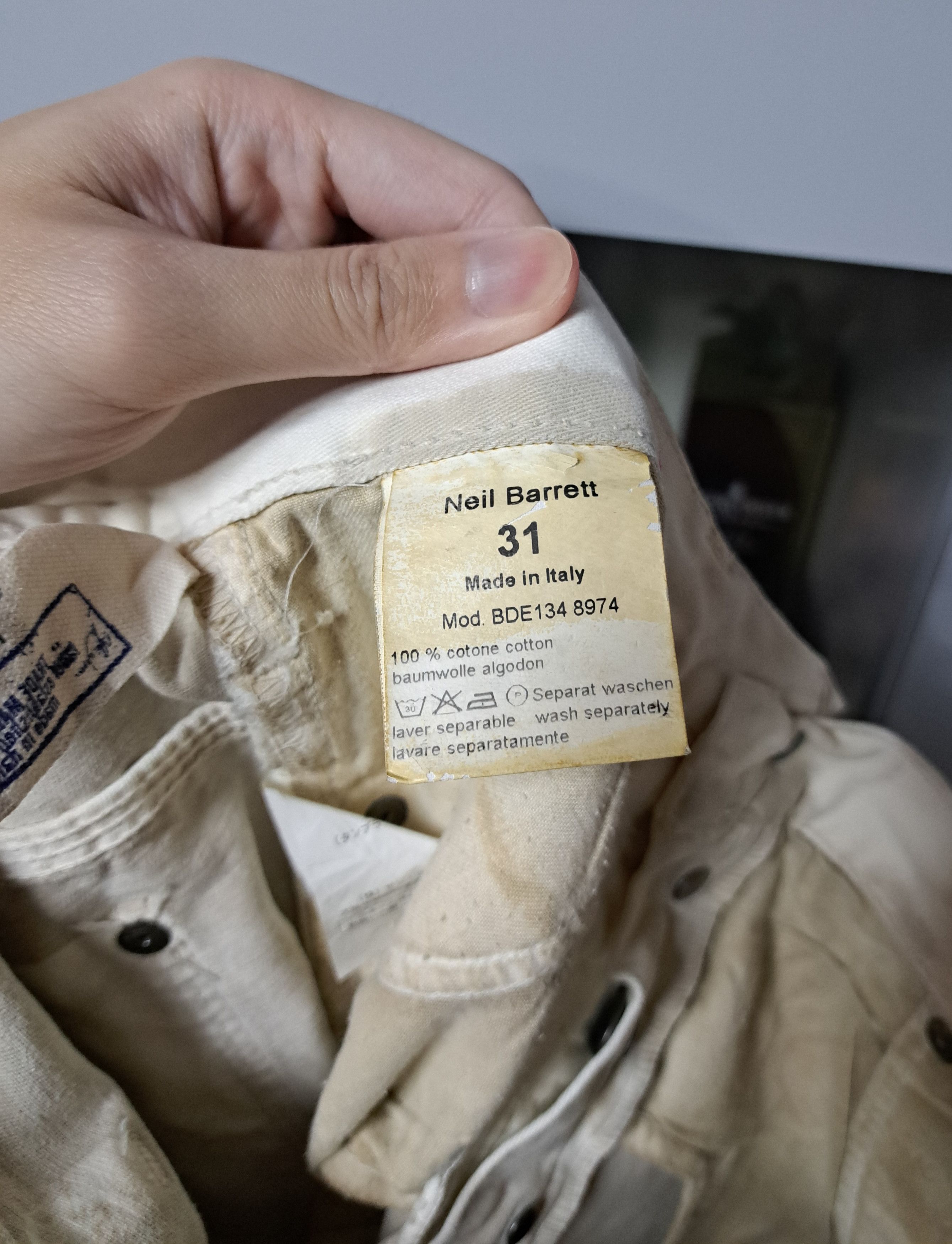 Neil Barrett Neil Barrett Delave Wash Jeans Size US 31 - 6 Thumbnail