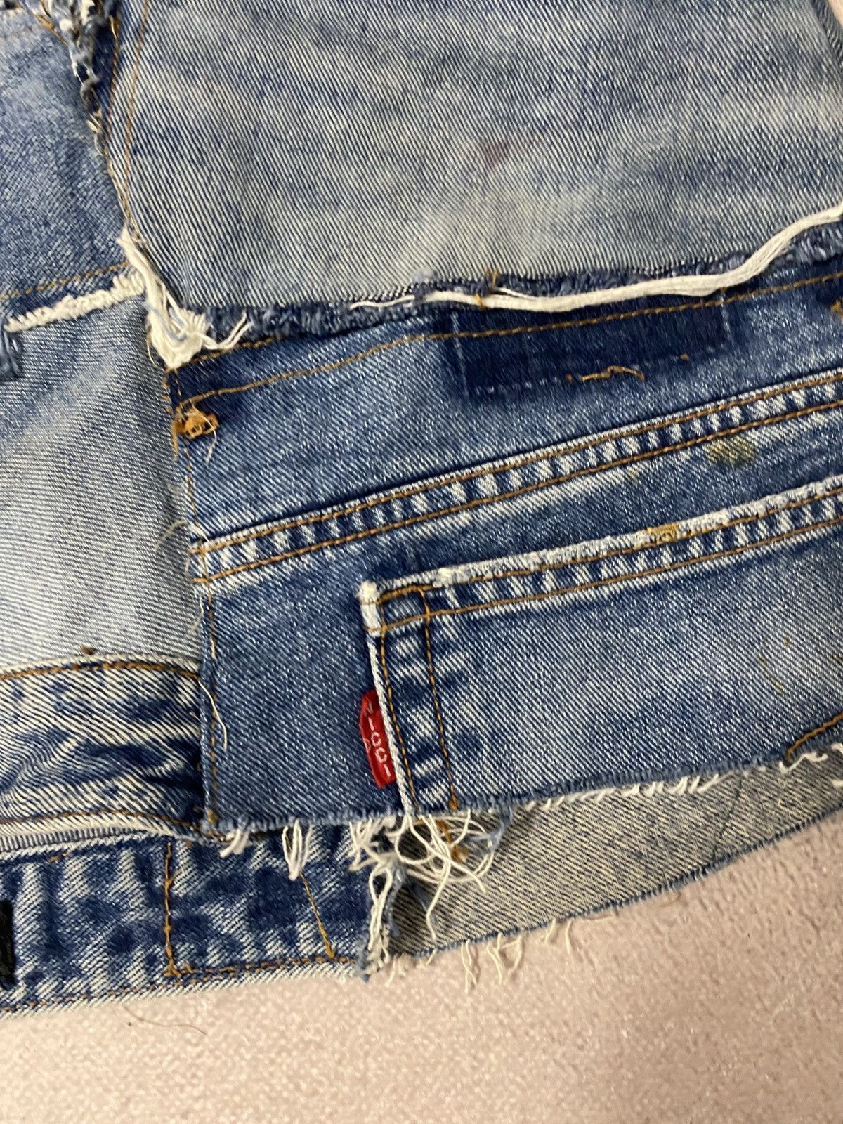 Vintage Avant Garde denim vintage custom y2k skirt Size 29" - 6 Thumbnail