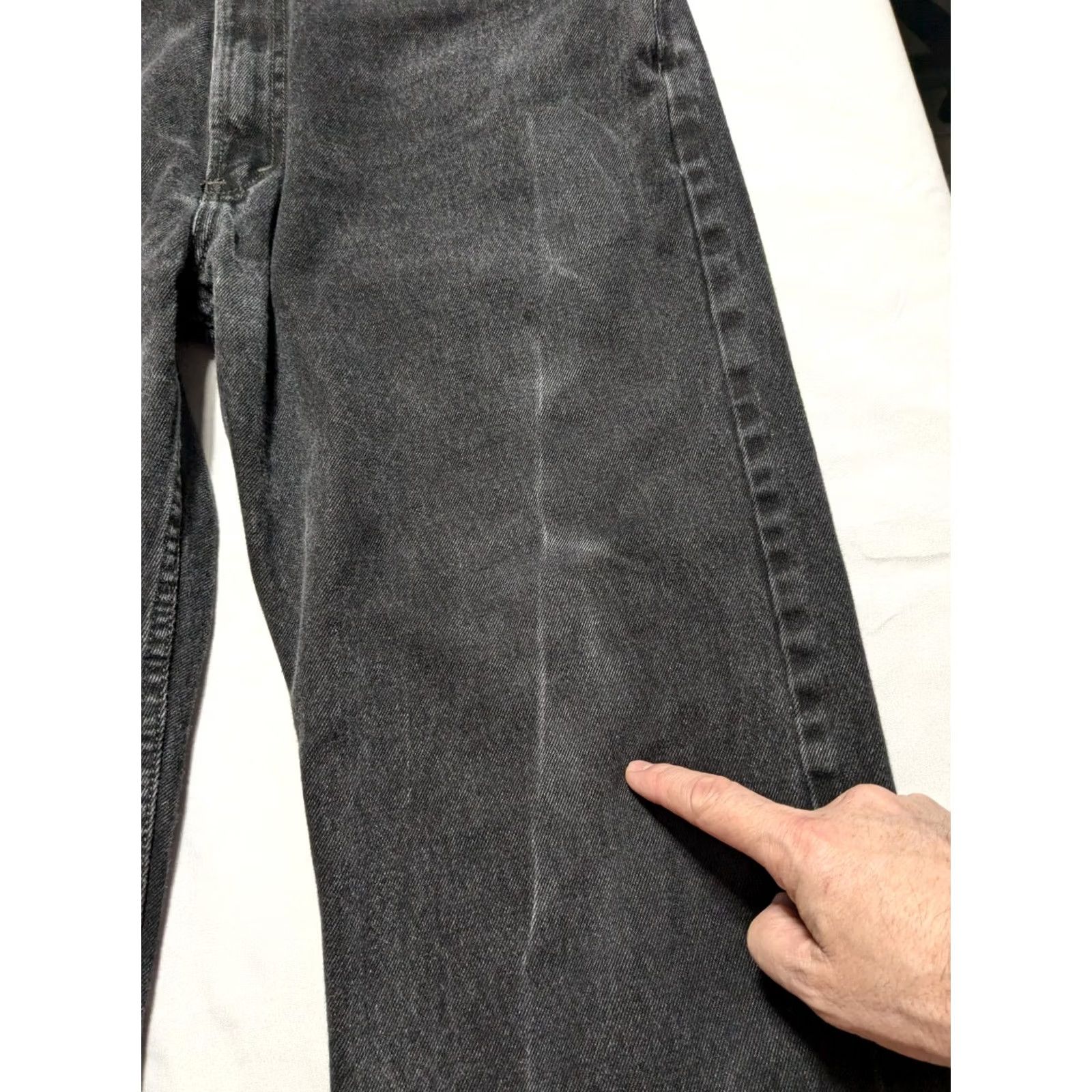Levi's VTG Levi's 505 Regular Jeans Men 38x30 Black Denim Jeans Regular Fit Slim Straight 90s Fans Mens Size US 38 / EU 54 - 5 Thumbnail