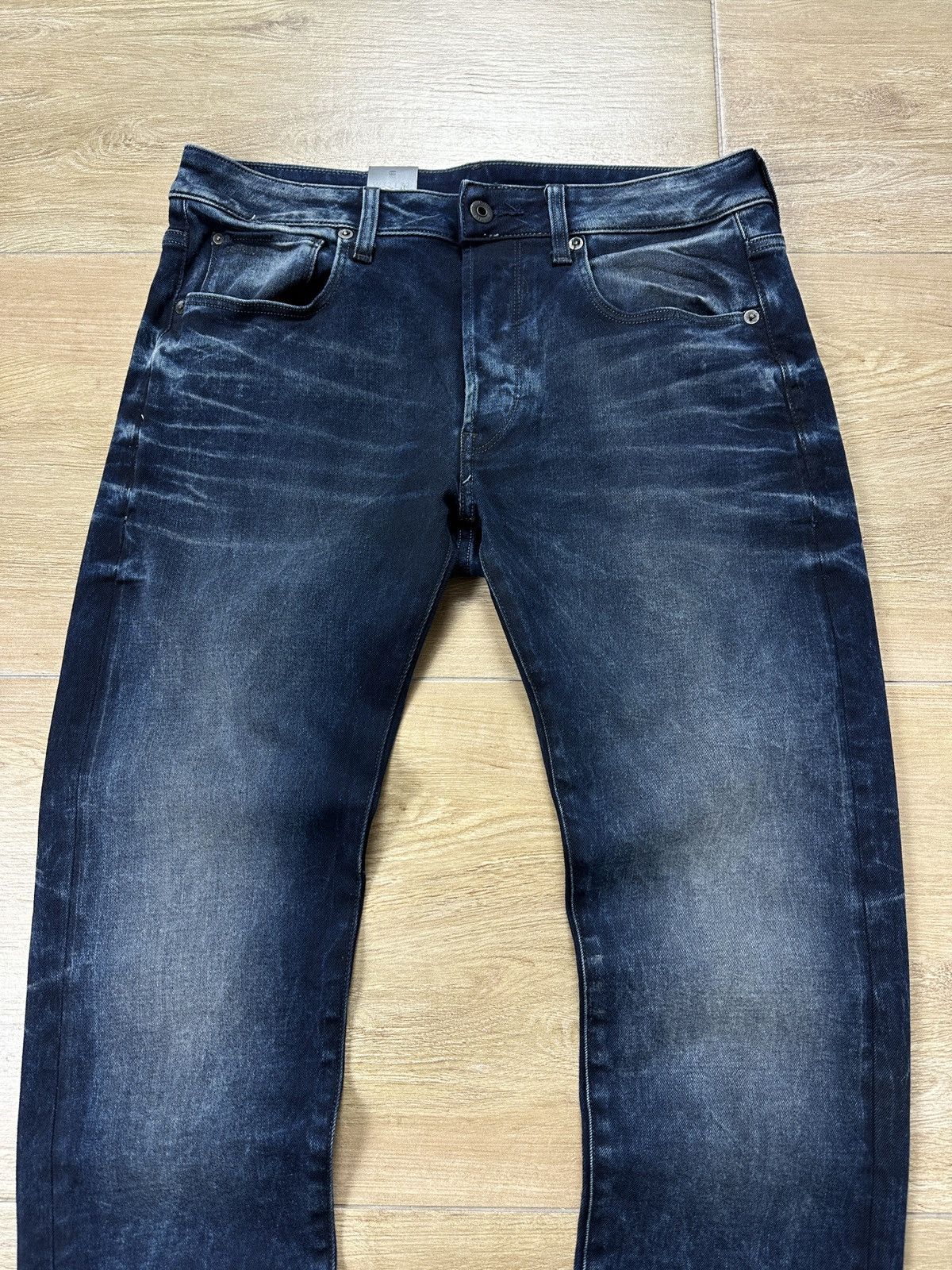 G-Star NEW🏷️ G-Star Raw 3301 Slim Denim Jeans Size US 32 / EU 48 - 2 Thumbnail