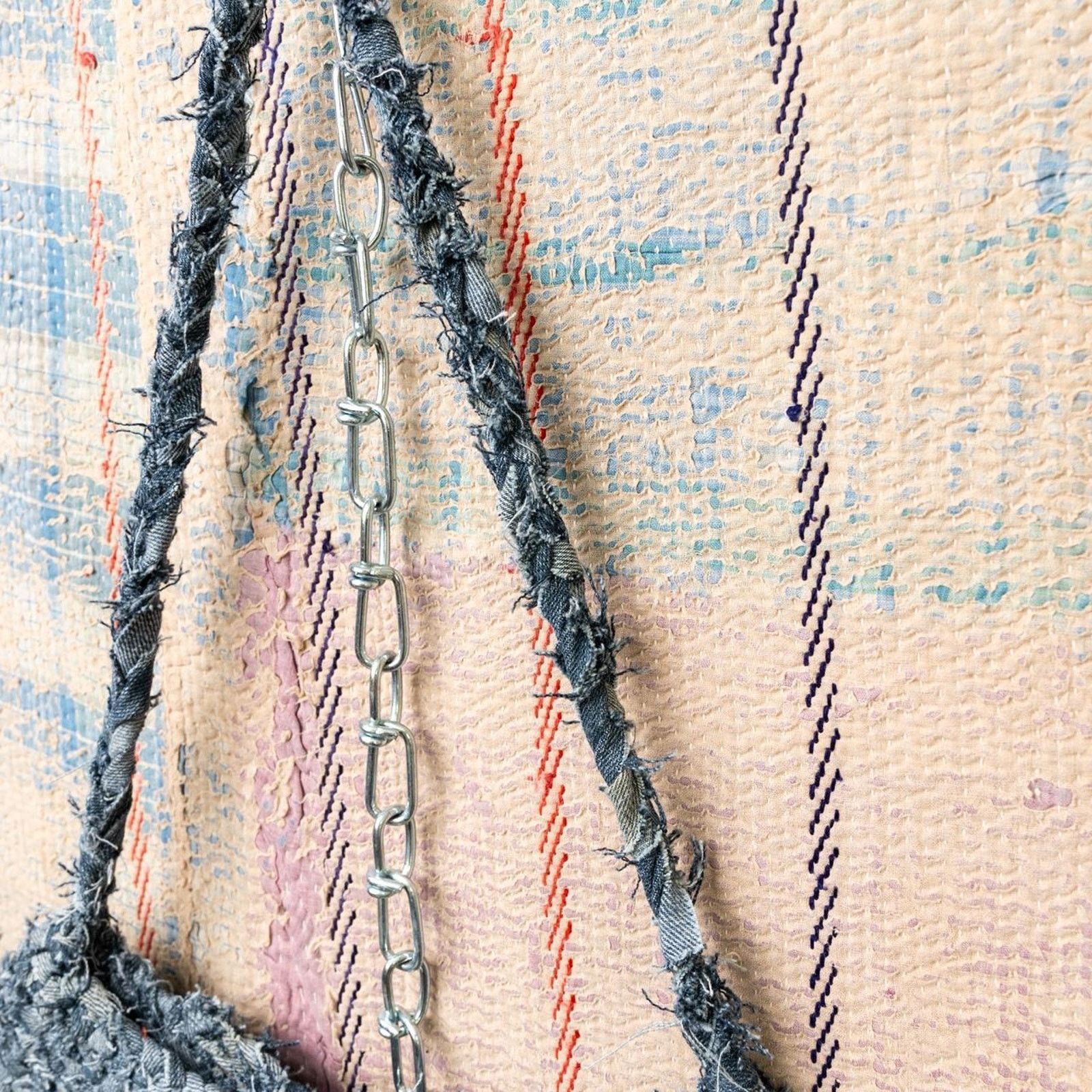 Carhartt Upcycled Crochet Baguette Bag |crochet Shoulder Bag Size ONE SIZE - 5 Thumbnail