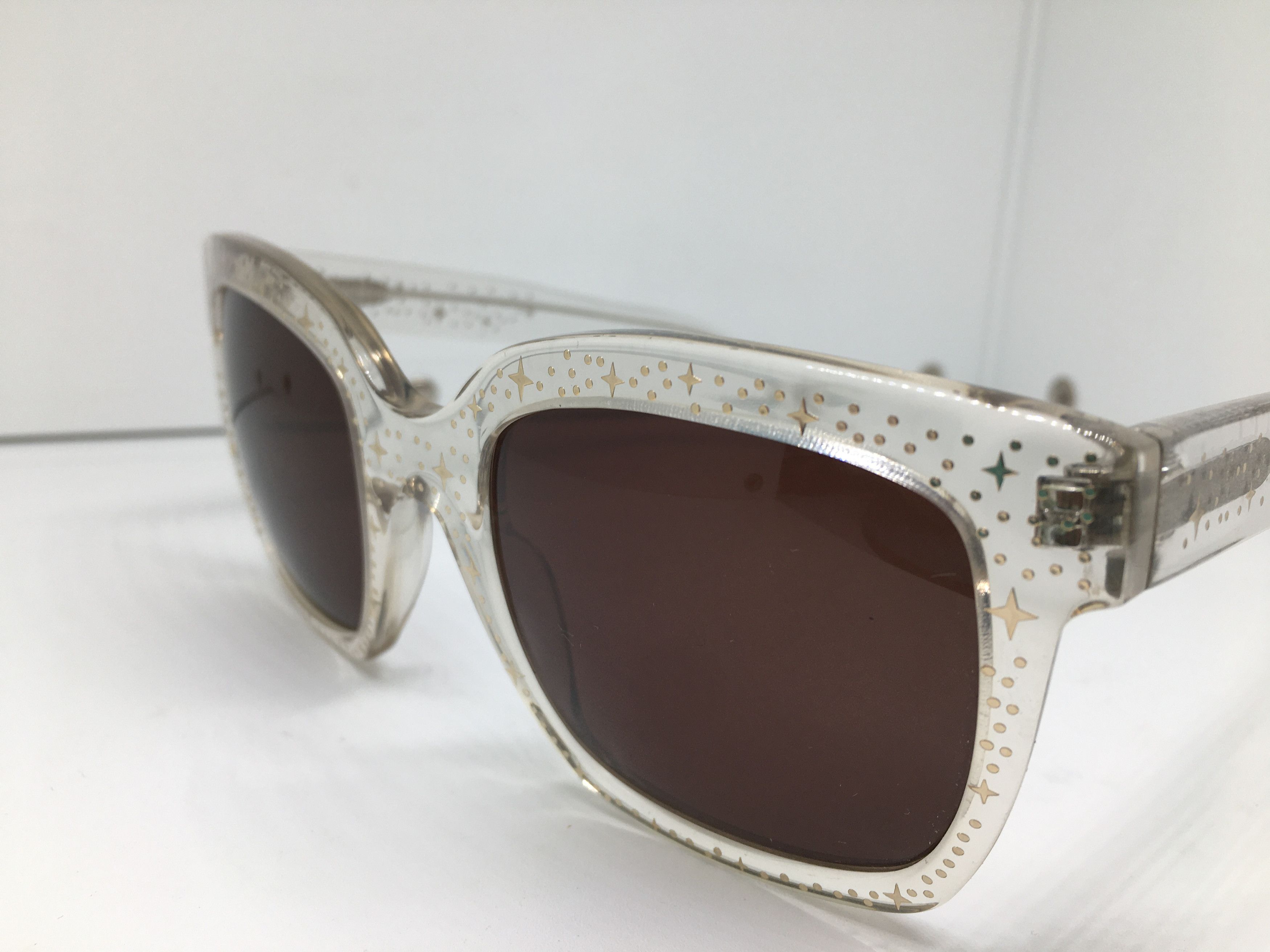 Other Handmade Clear Acetate Square Sunglasses Frame Size ONE SIZE - 4 Thumbnail
