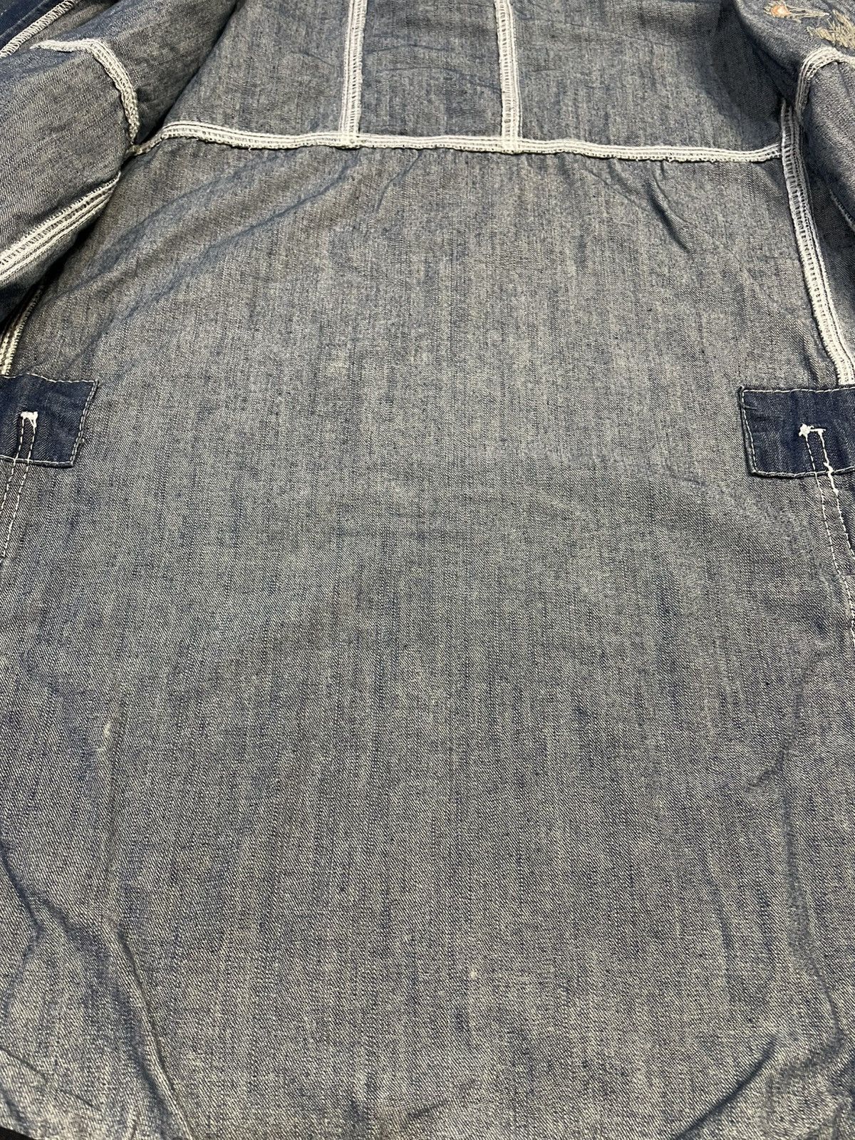 go slow caravan Native Embroidery Denim Mt. Parka Jacket Size US M / EU 48-50 / 2 - 6 Thumbnail